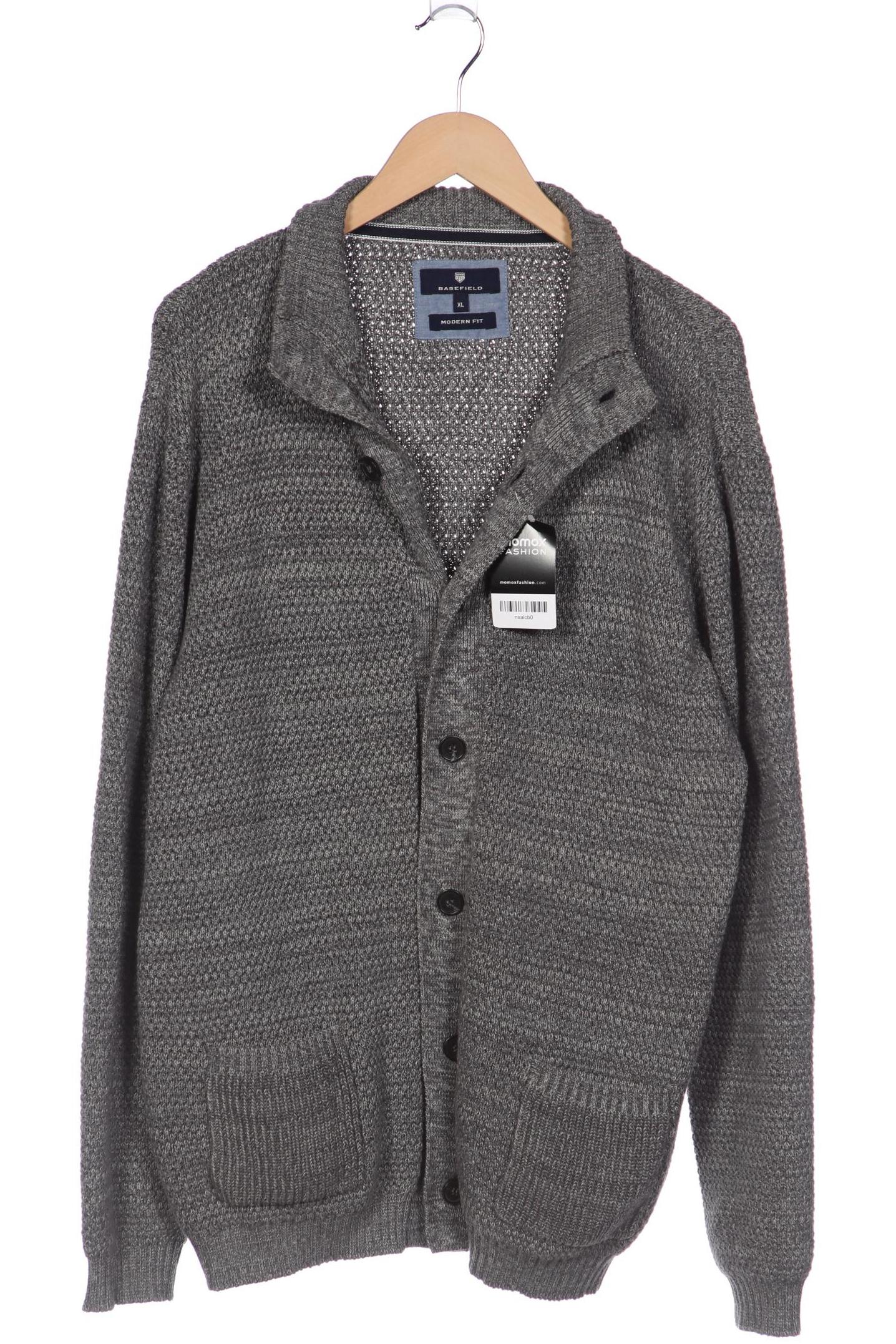 

BASEFIELD Herren Strickjacke, grau
