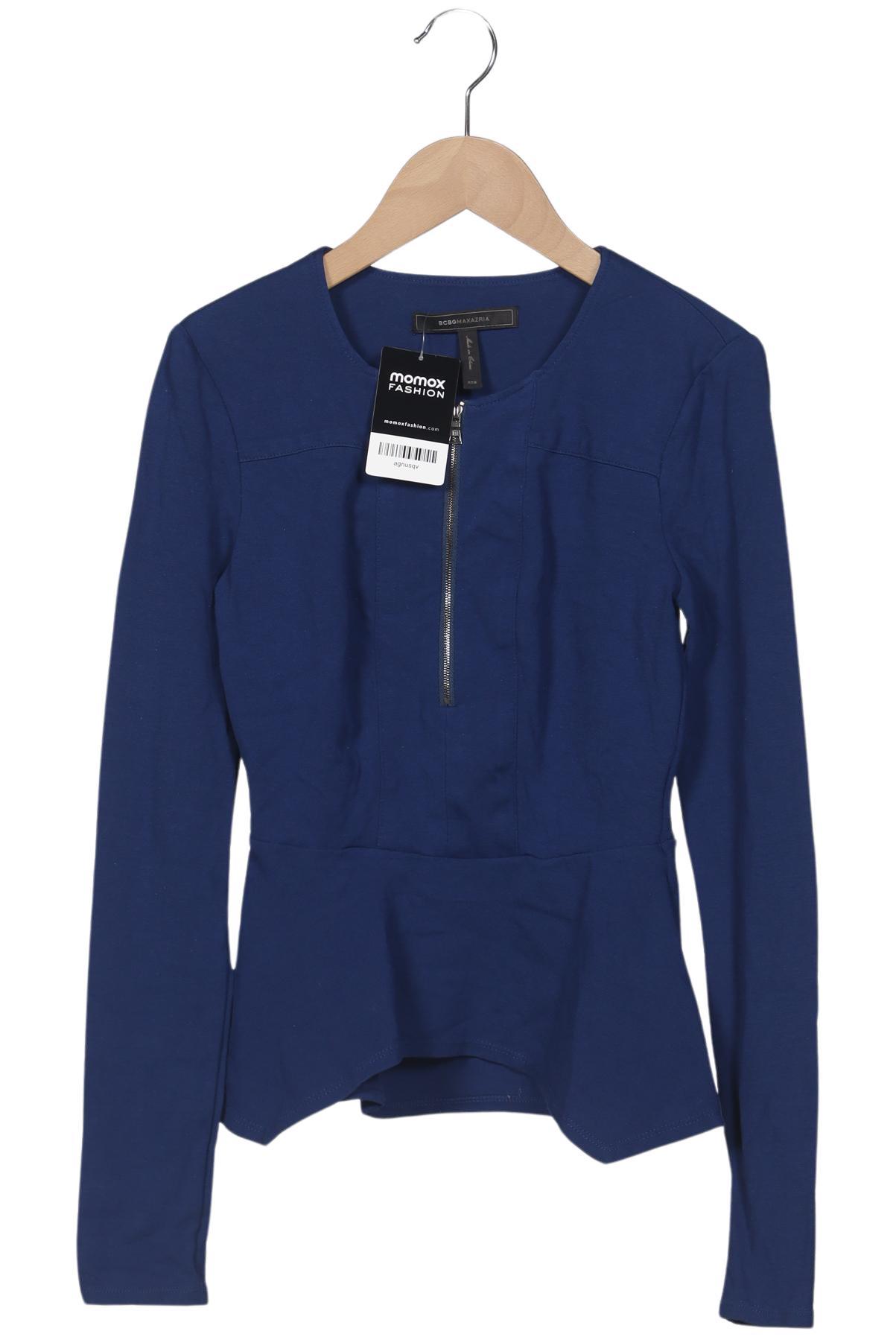 

Bcbg Max Azria Damen Langarmshirt, marineblau, Gr. 32