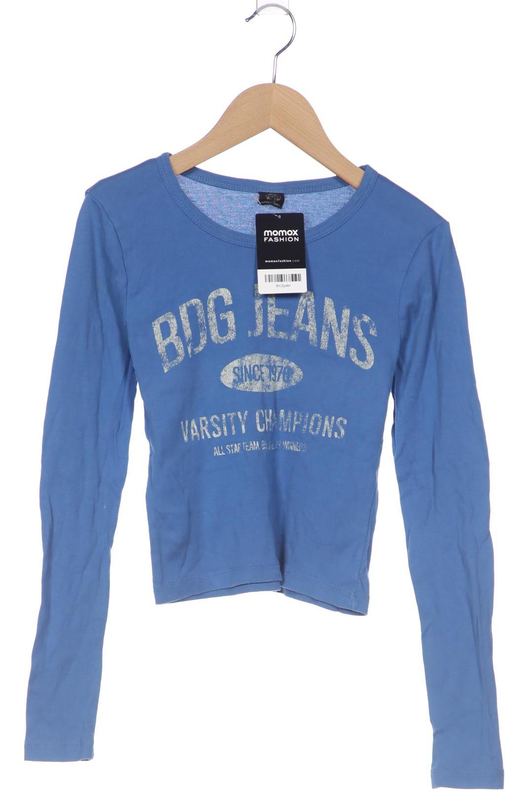 

BDG Urban Outfitters Damen Langarmshirt, blau, Gr. 34