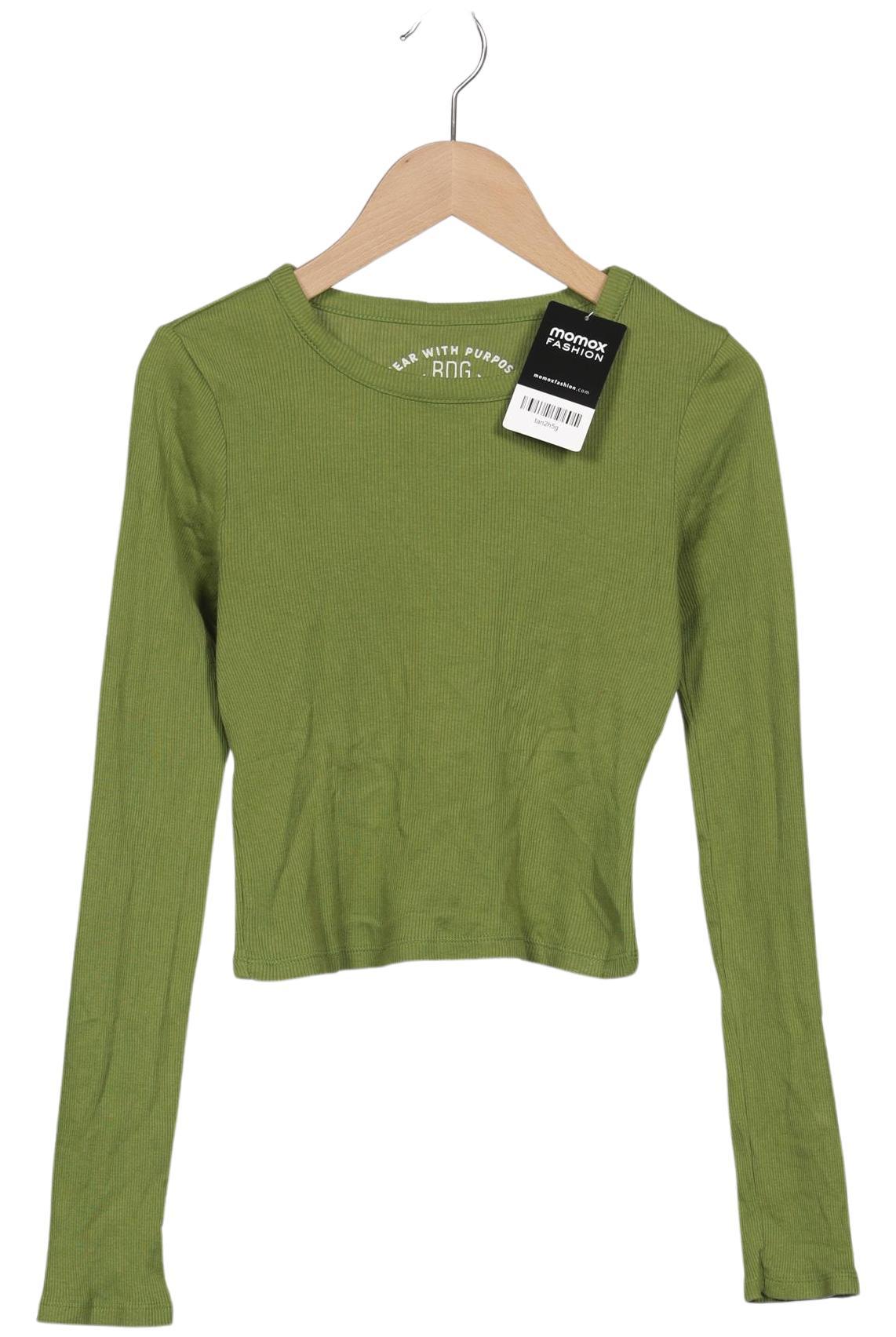

BDG Urban Outfitters Damen Langarmshirt, grün, Gr. 36