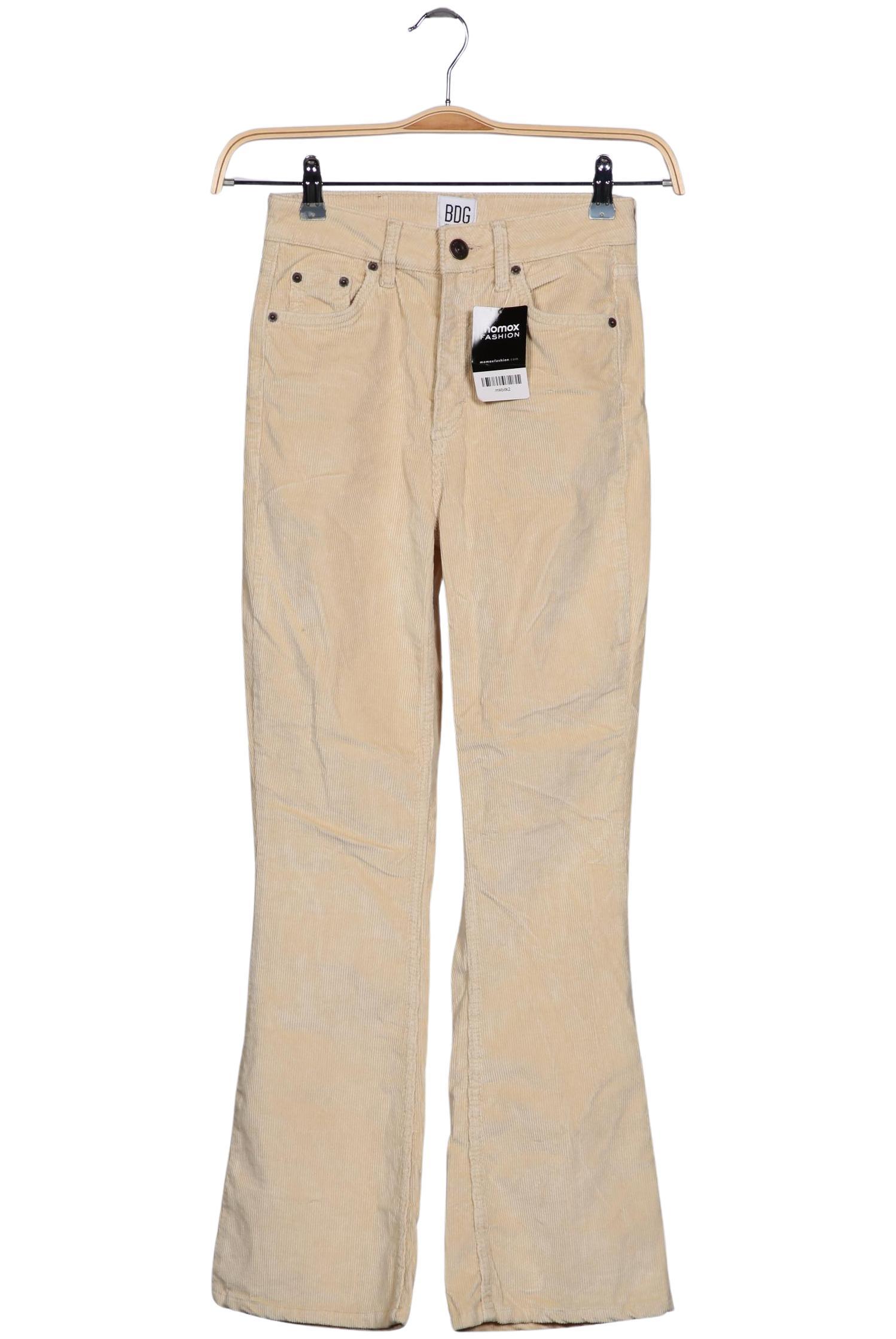 

BDG Urban Outfitters Damen Stoffhose, cremeweiß, Gr. 26