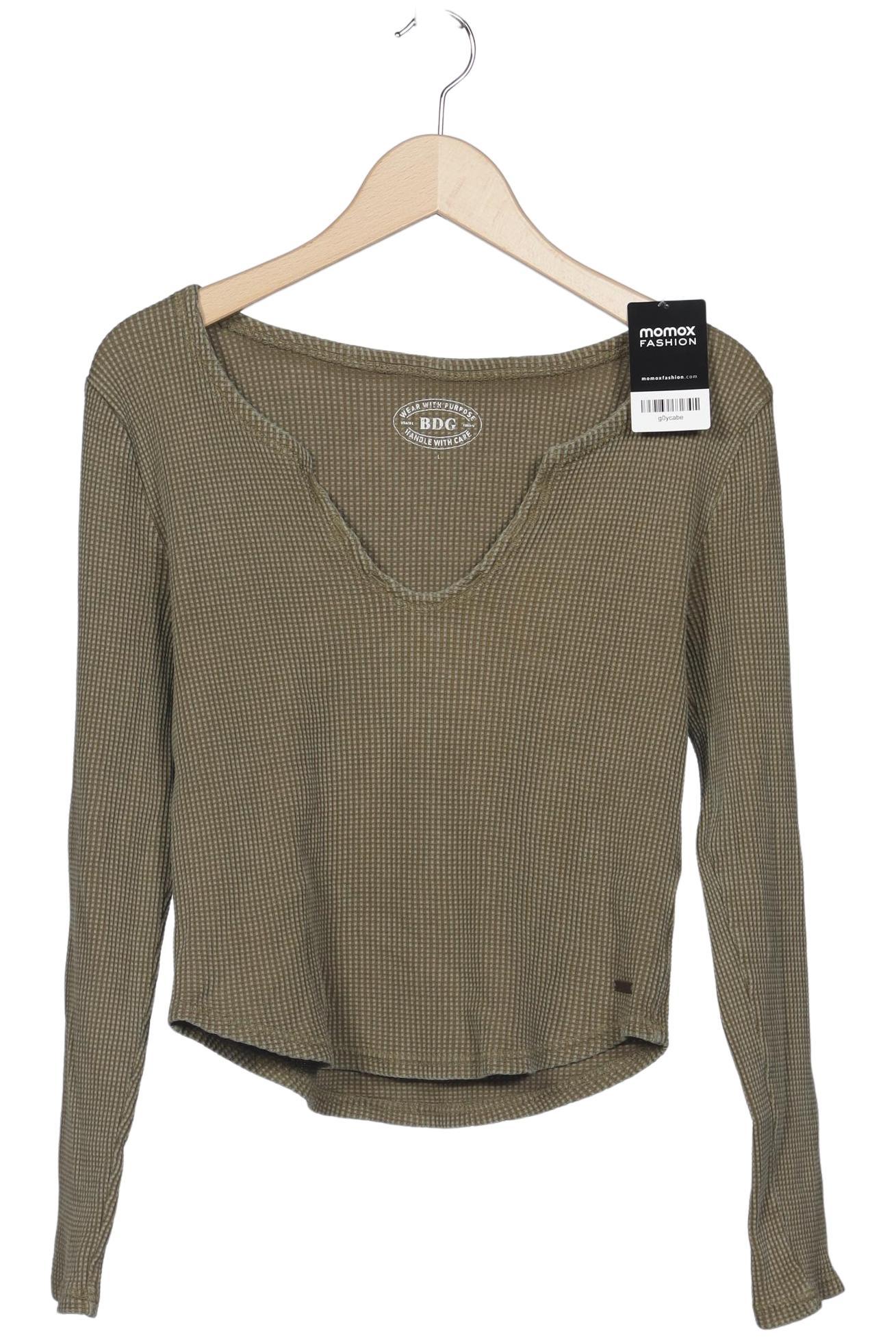 

BDG Urban Outfitters Damen Langarmshirt, grün, Gr. 42