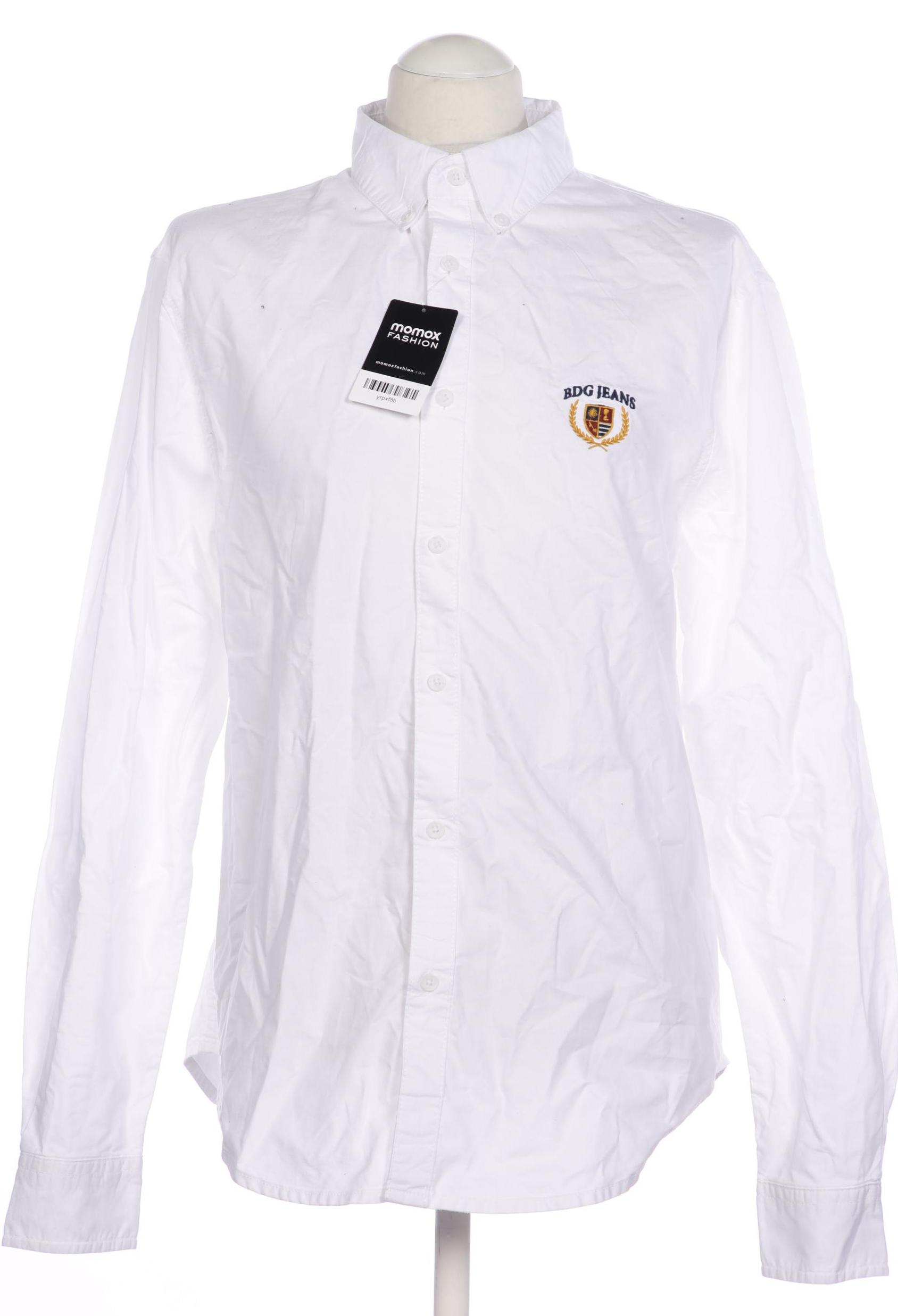 

BDG Urban Outfitters Herren Hemd, weiß, Gr. 48