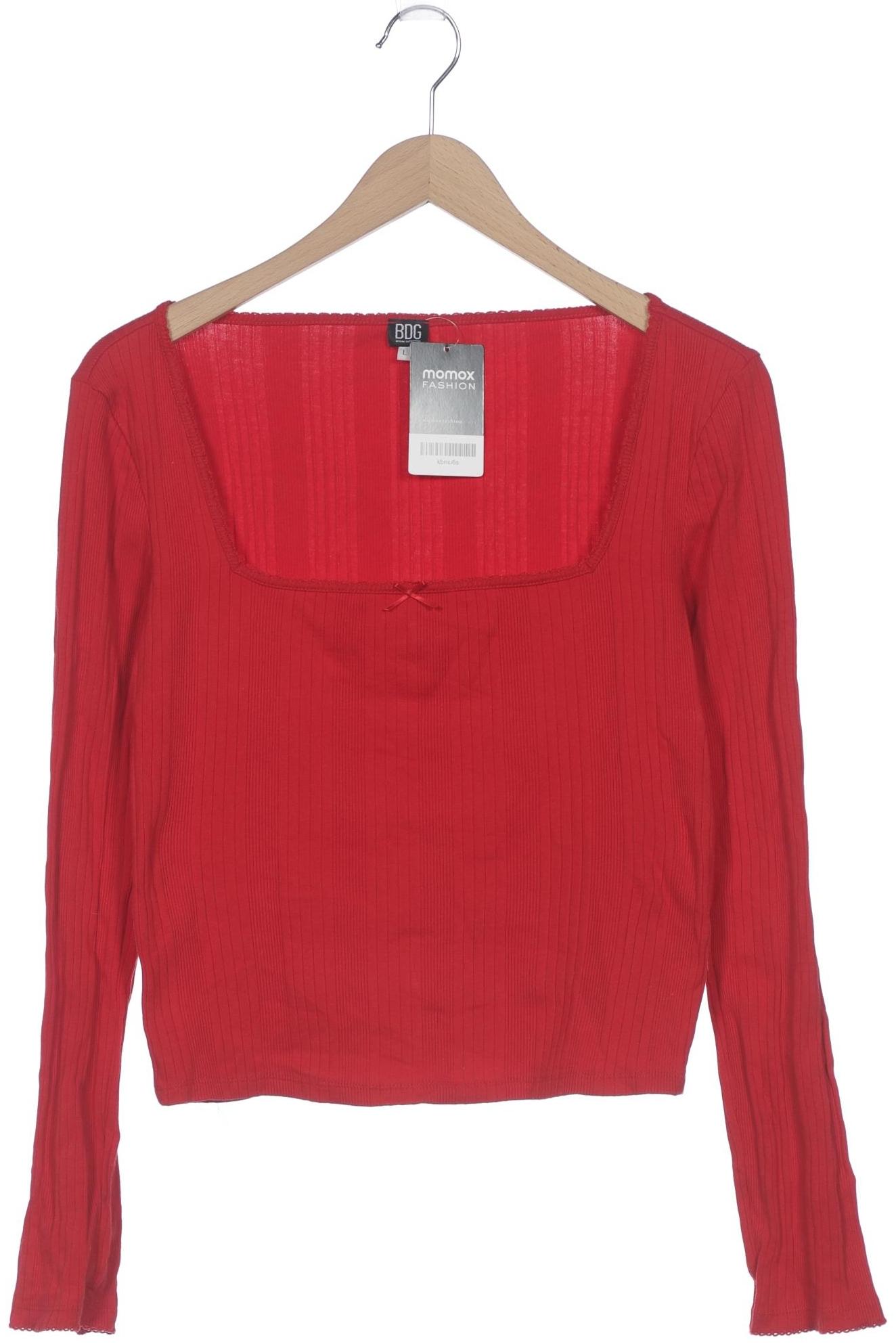 

BDG Urban Outfitters Damen Langarmshirt, rot, Gr. 42