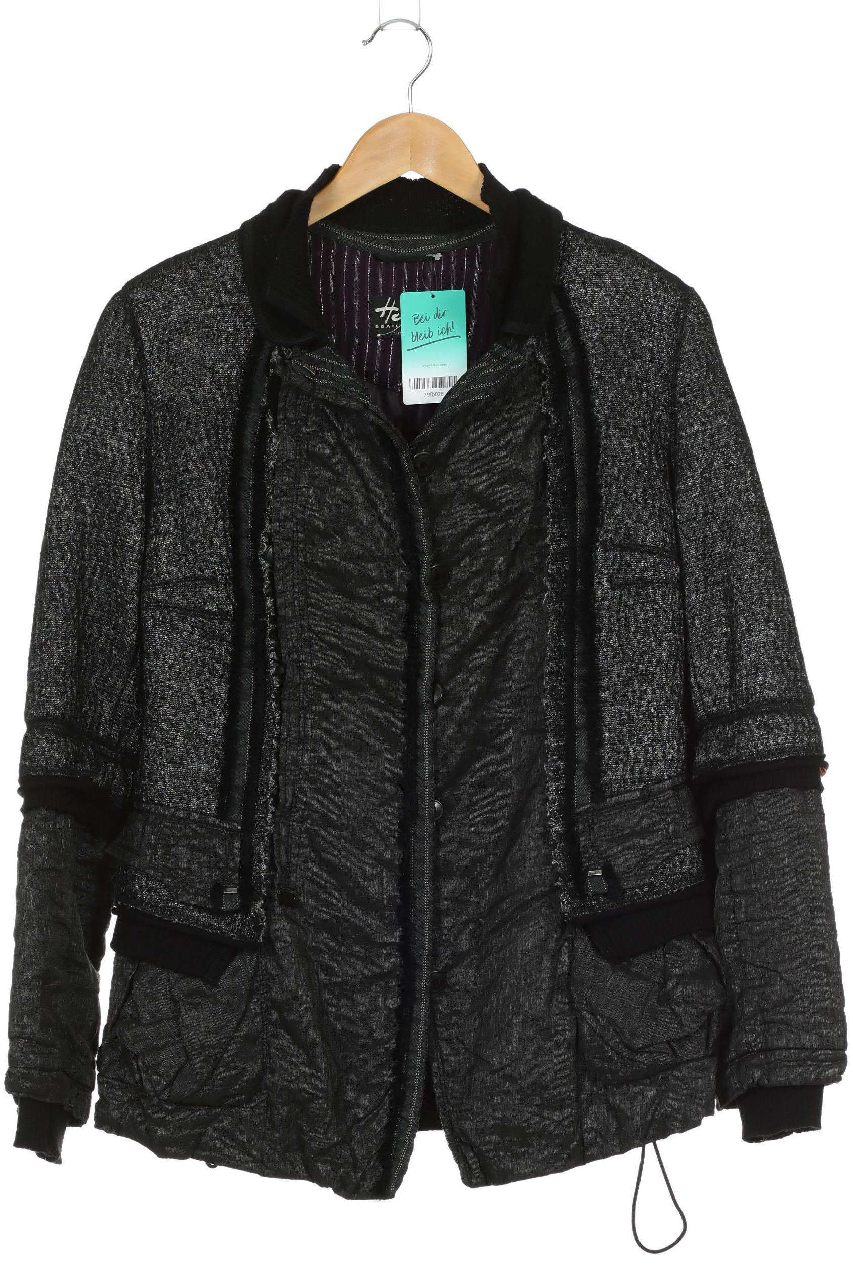 

Beate Heymann Damen Jacke, schwarz, Gr. 38
