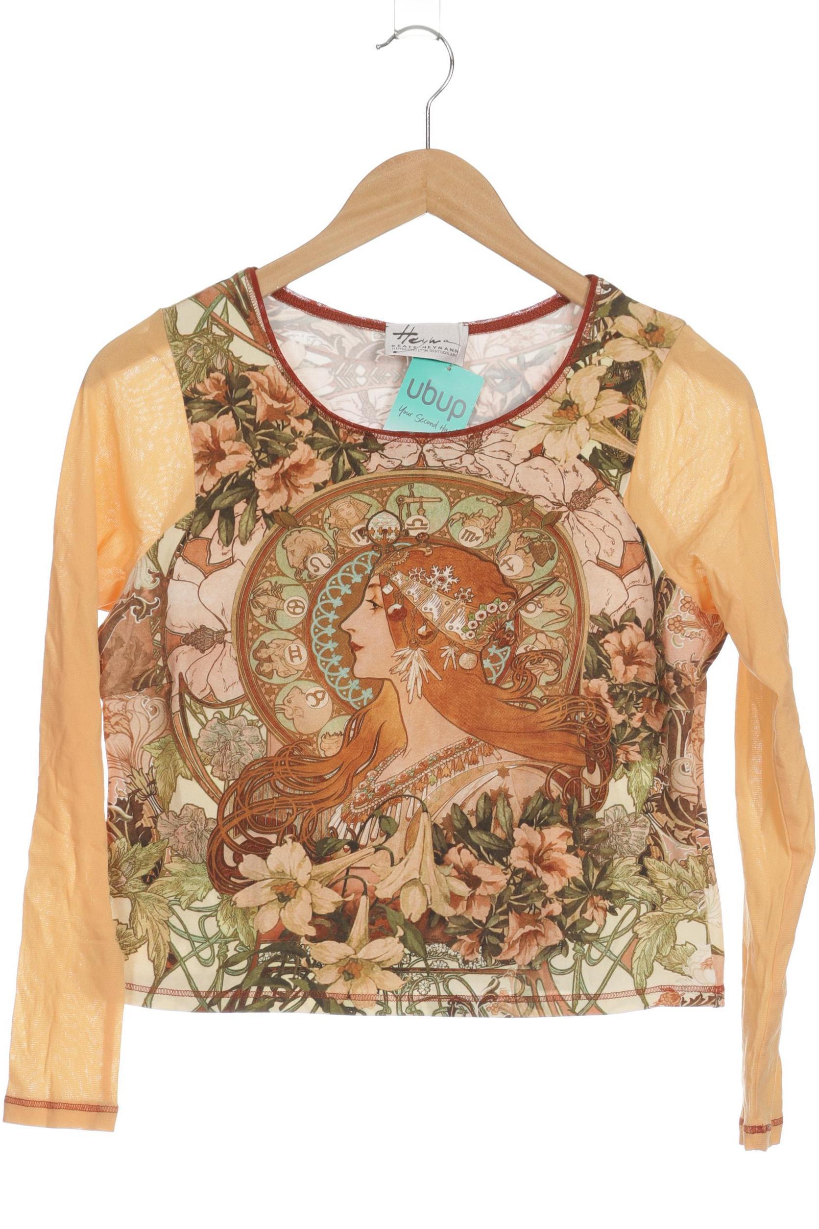 

Beate Heymann Damen Langarmshirt, orange, Gr. 44