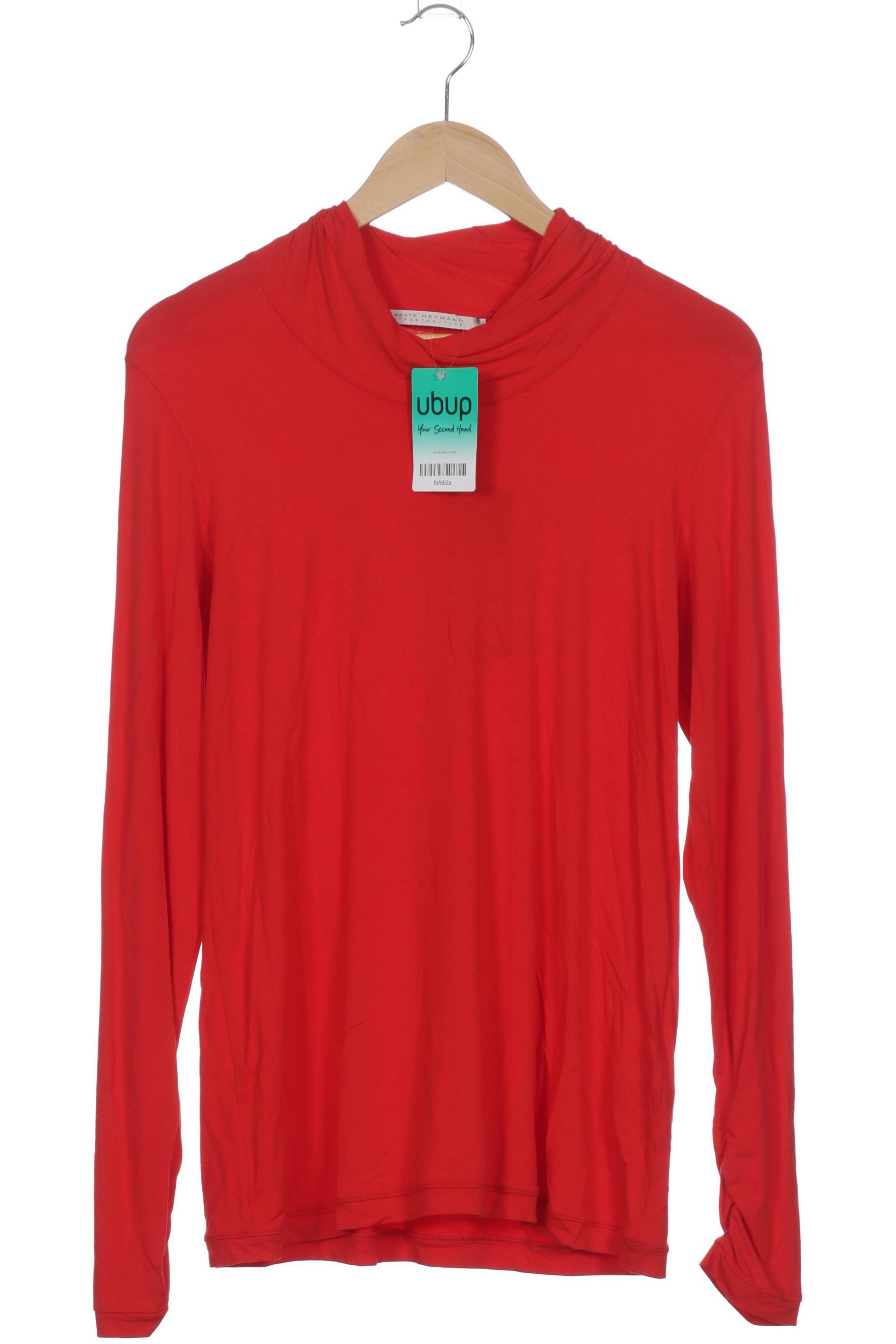 

Beate Heymann Damen Langarmshirt, rot, Gr. 42