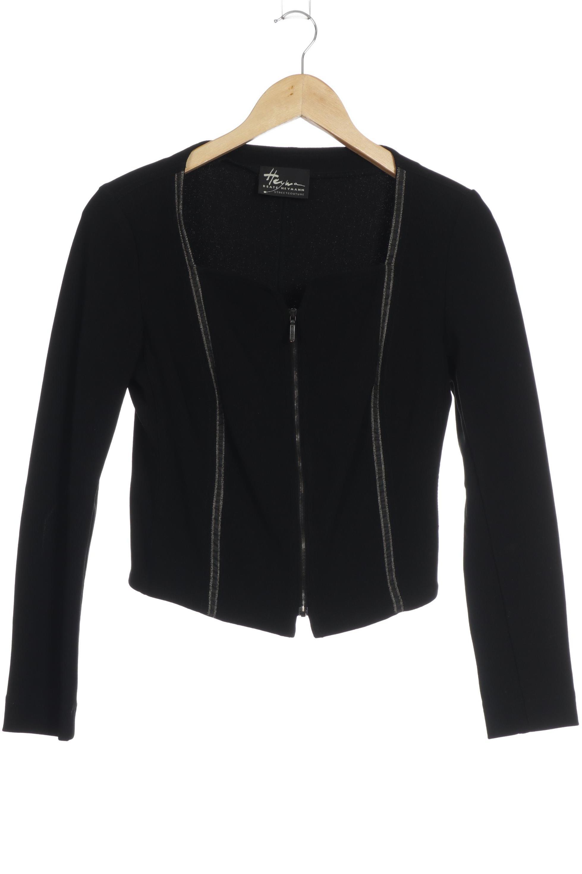 

Beate Heymann Damen Strickjacke, schwarz, Gr. 38