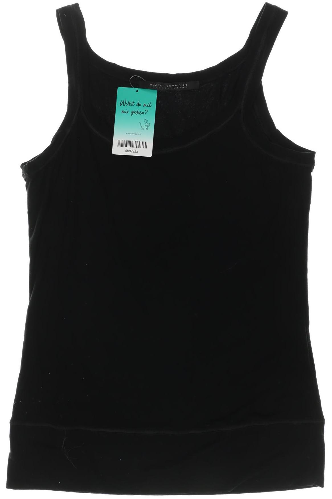

Beate Heymann Damen Top, schwarz, Gr. 36