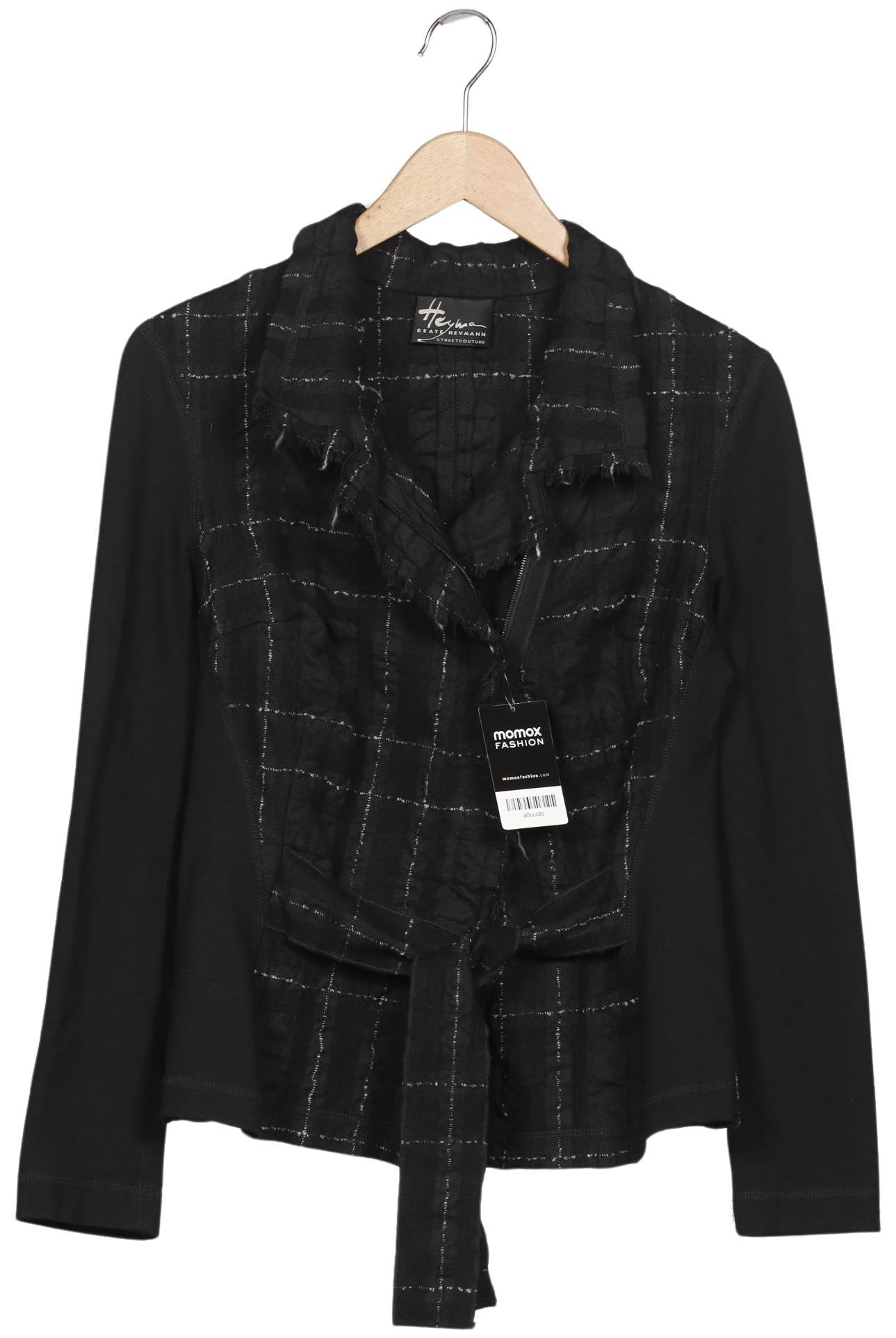 

Beate Heymann Damen Jacke, schwarz, Gr. 36