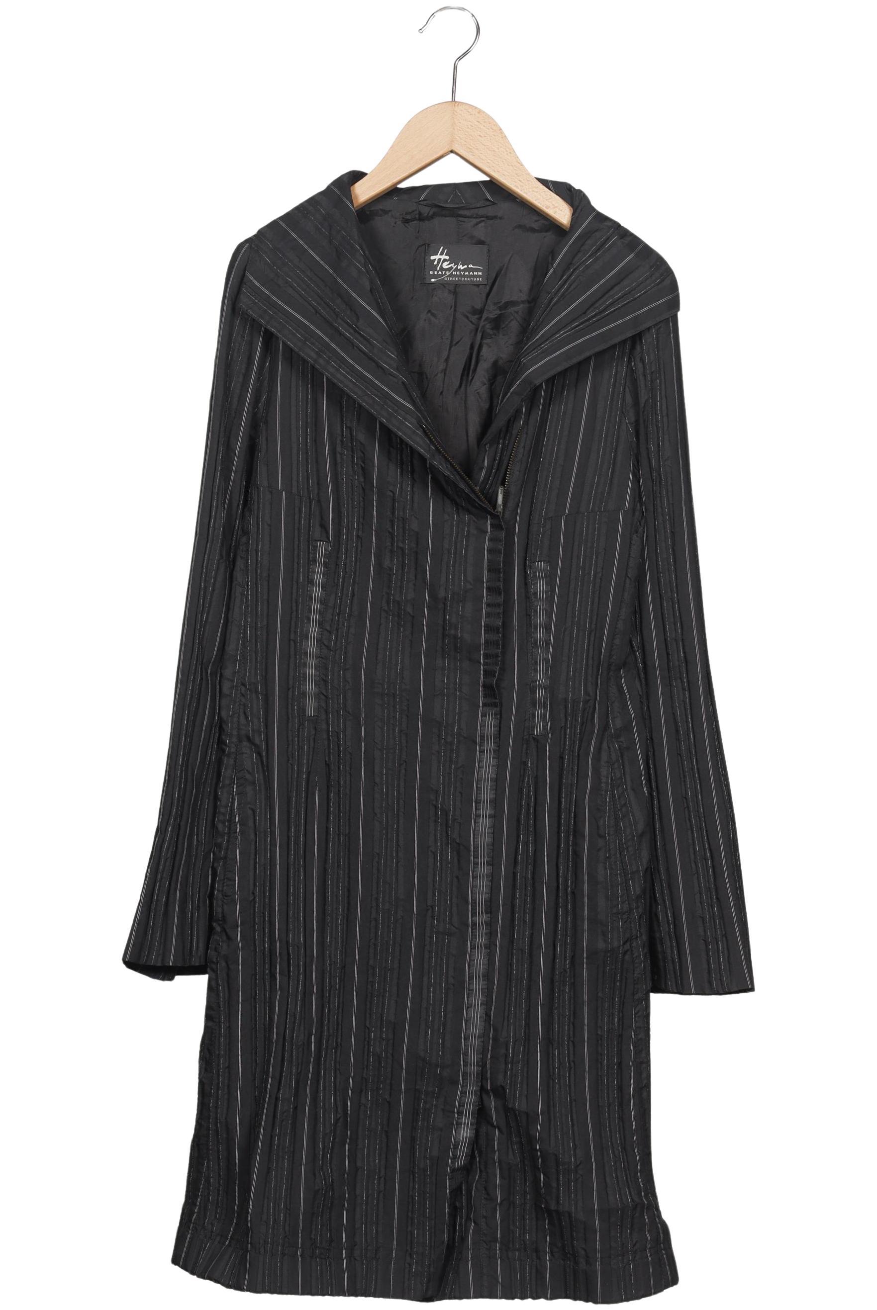 

Beate Heymann Damen Mantel, schwarz, Gr. 34