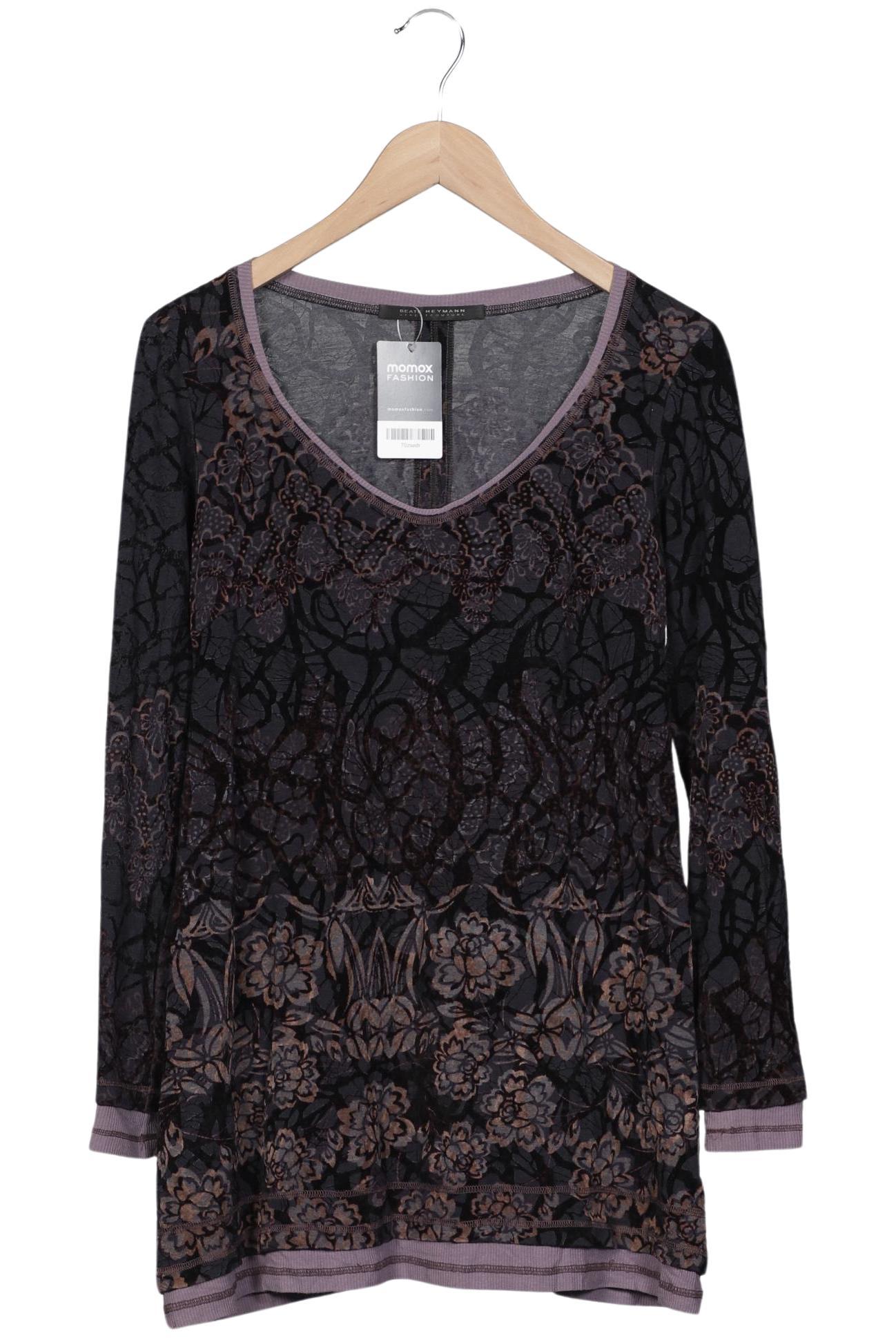 

Beate Heymann Damen Langarmshirt, grau, Gr. 38