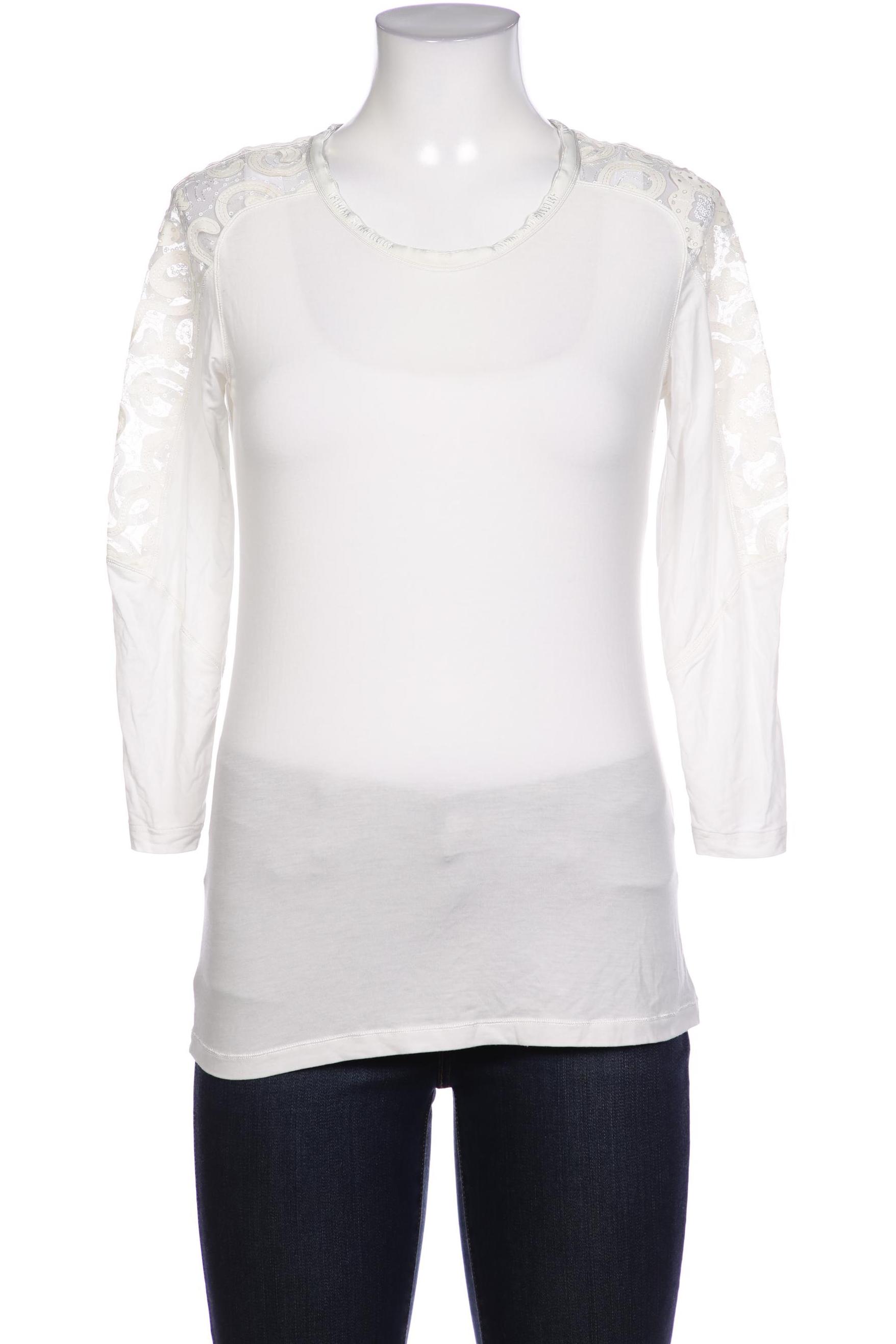 

Beate Heymann Damen Langarmshirt, weiß, Gr. 38