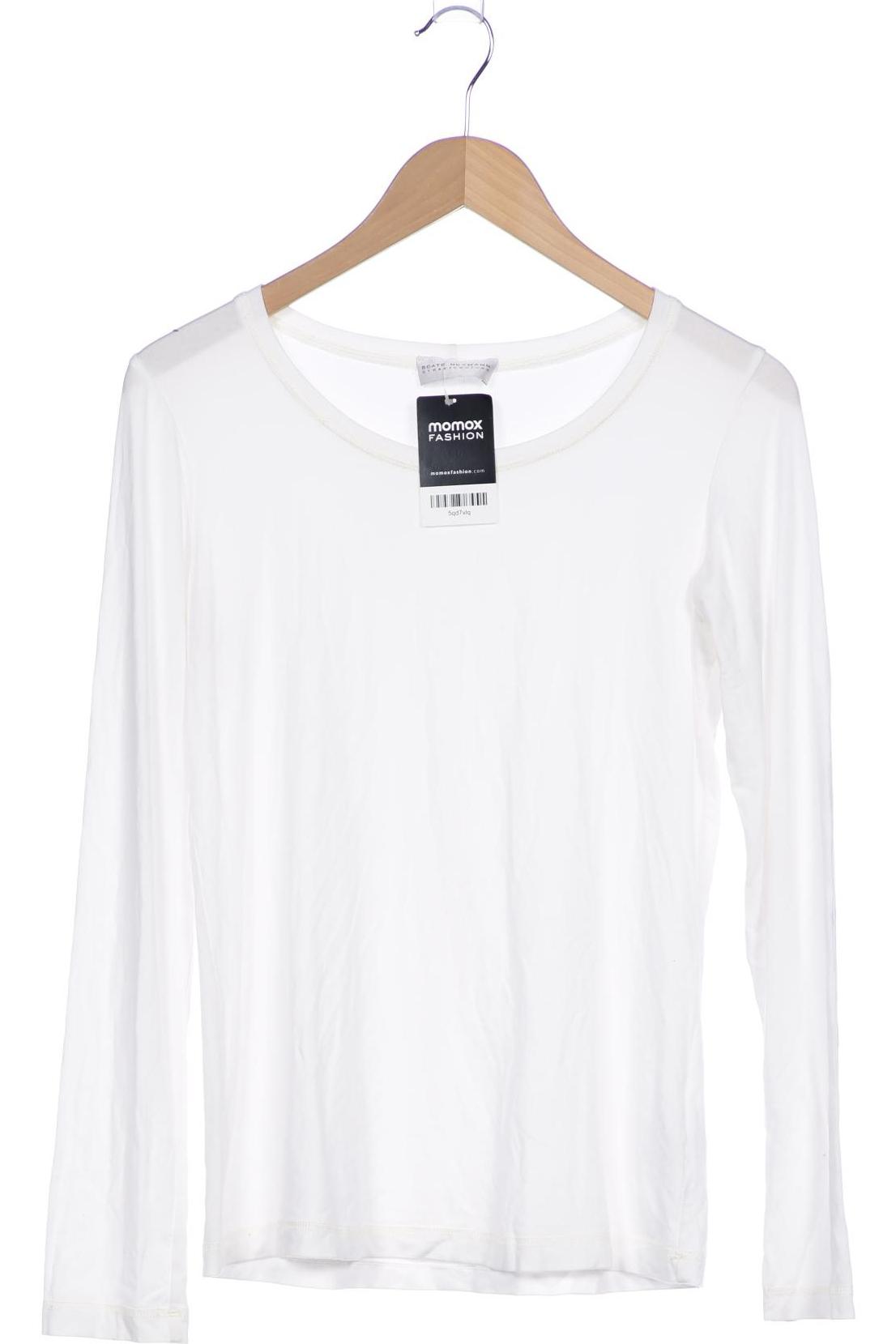 

Beate Heymann Damen Langarmshirt, weiß, Gr. 40