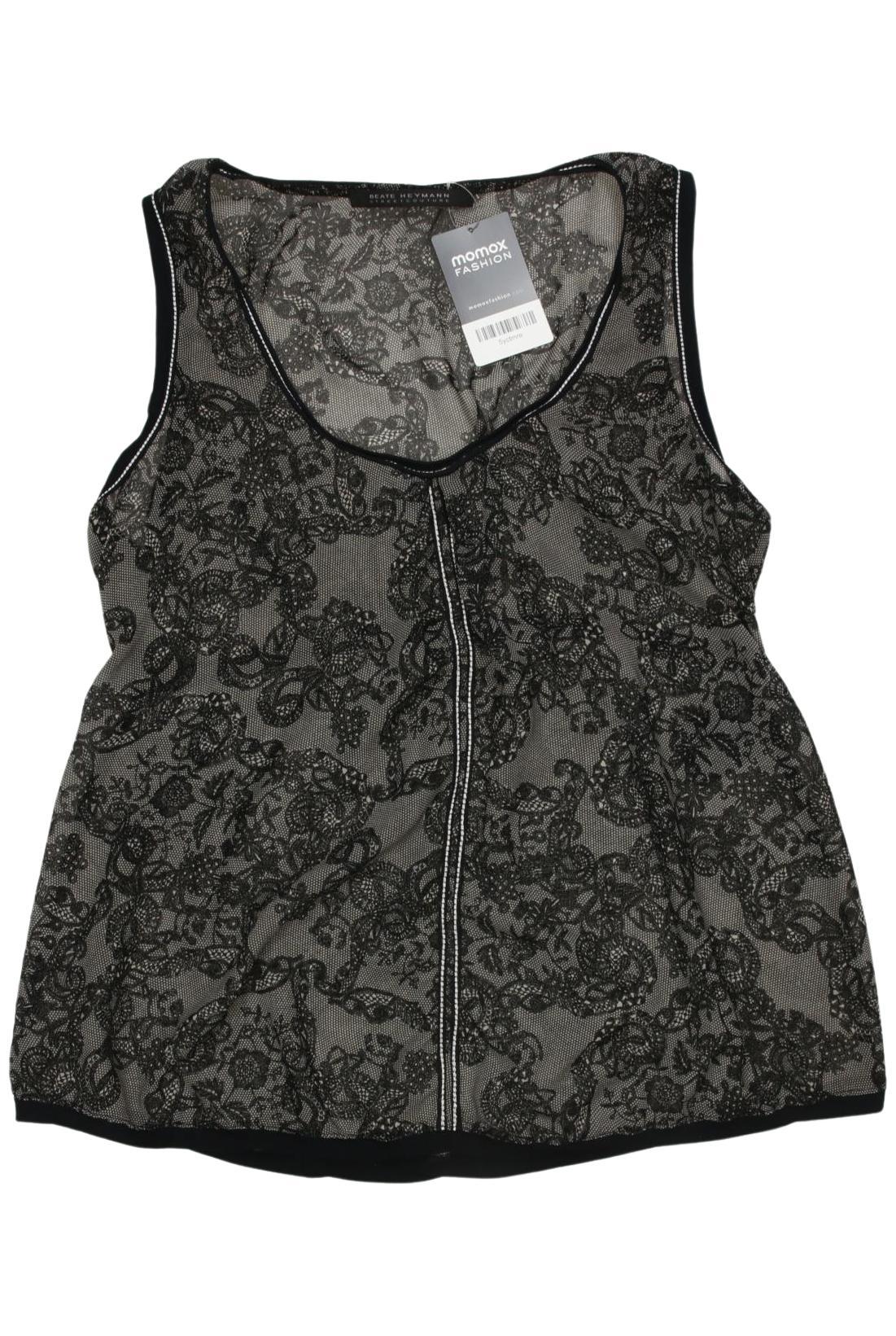 

Beate Heymann Damen Top, schwarz, Gr. 38
