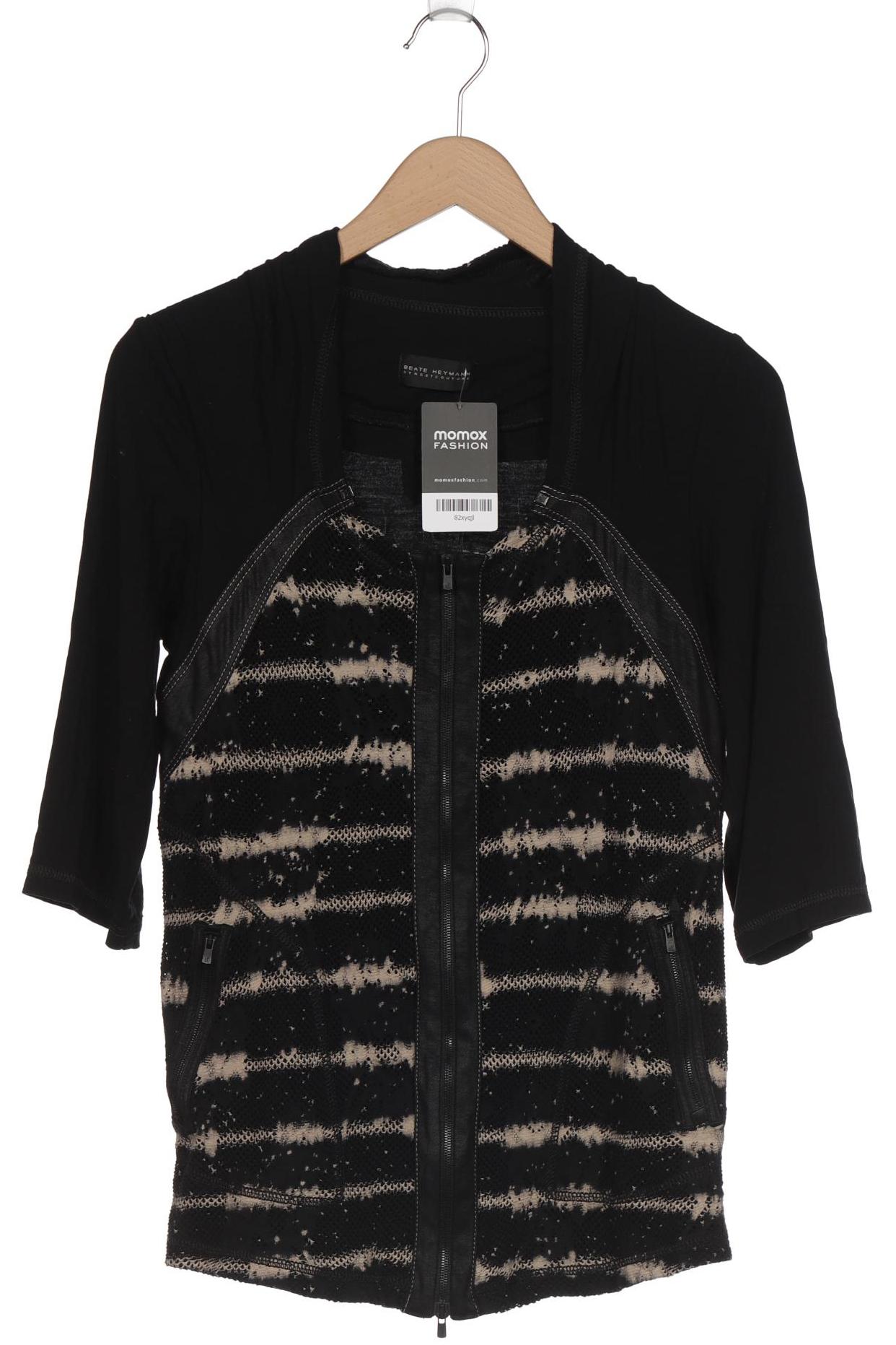 

Beate Heymann Damen Strickjacke, schwarz, Gr. 42