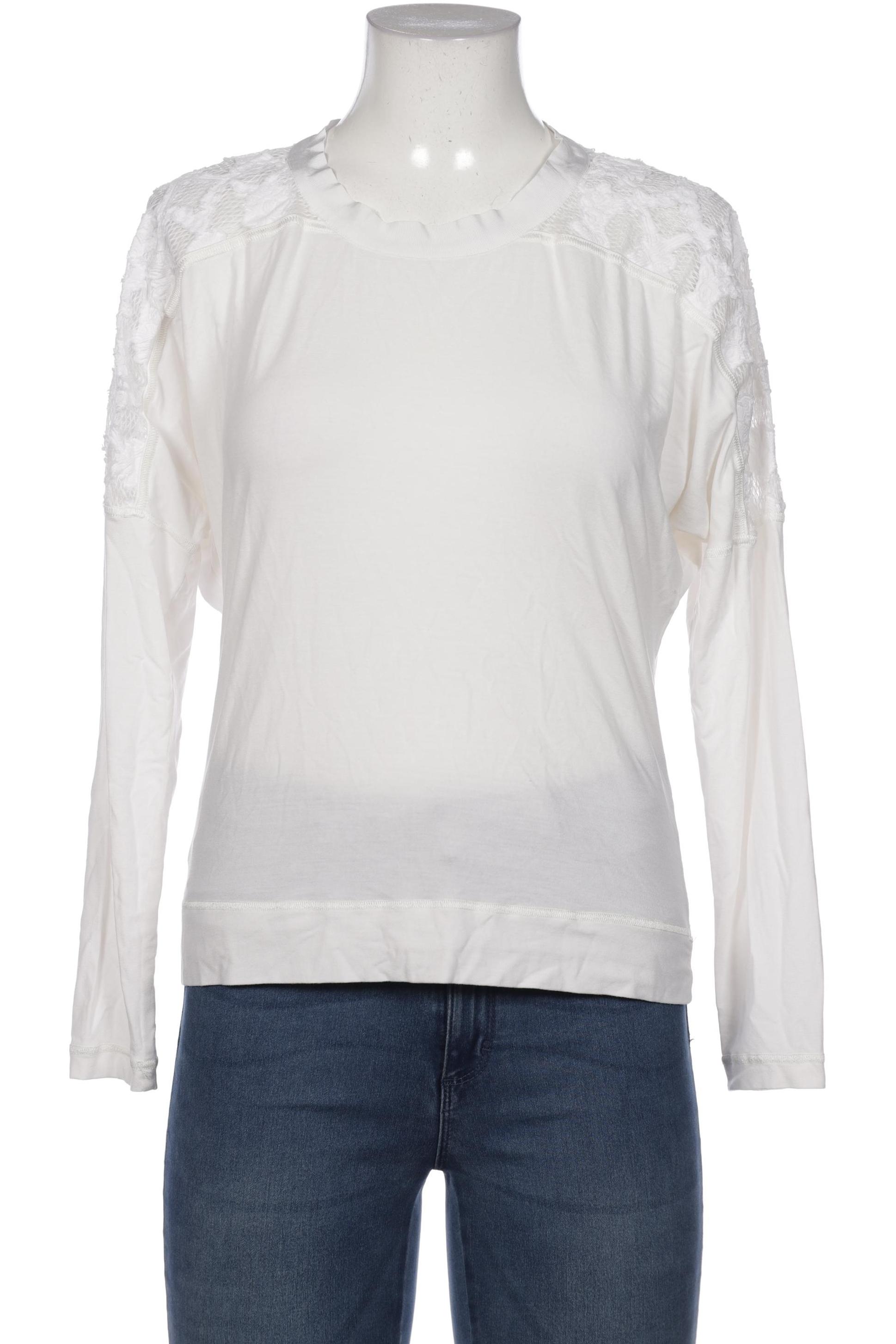 

Beate Heymann Damen Langarmshirt, weiß, Gr. 38
