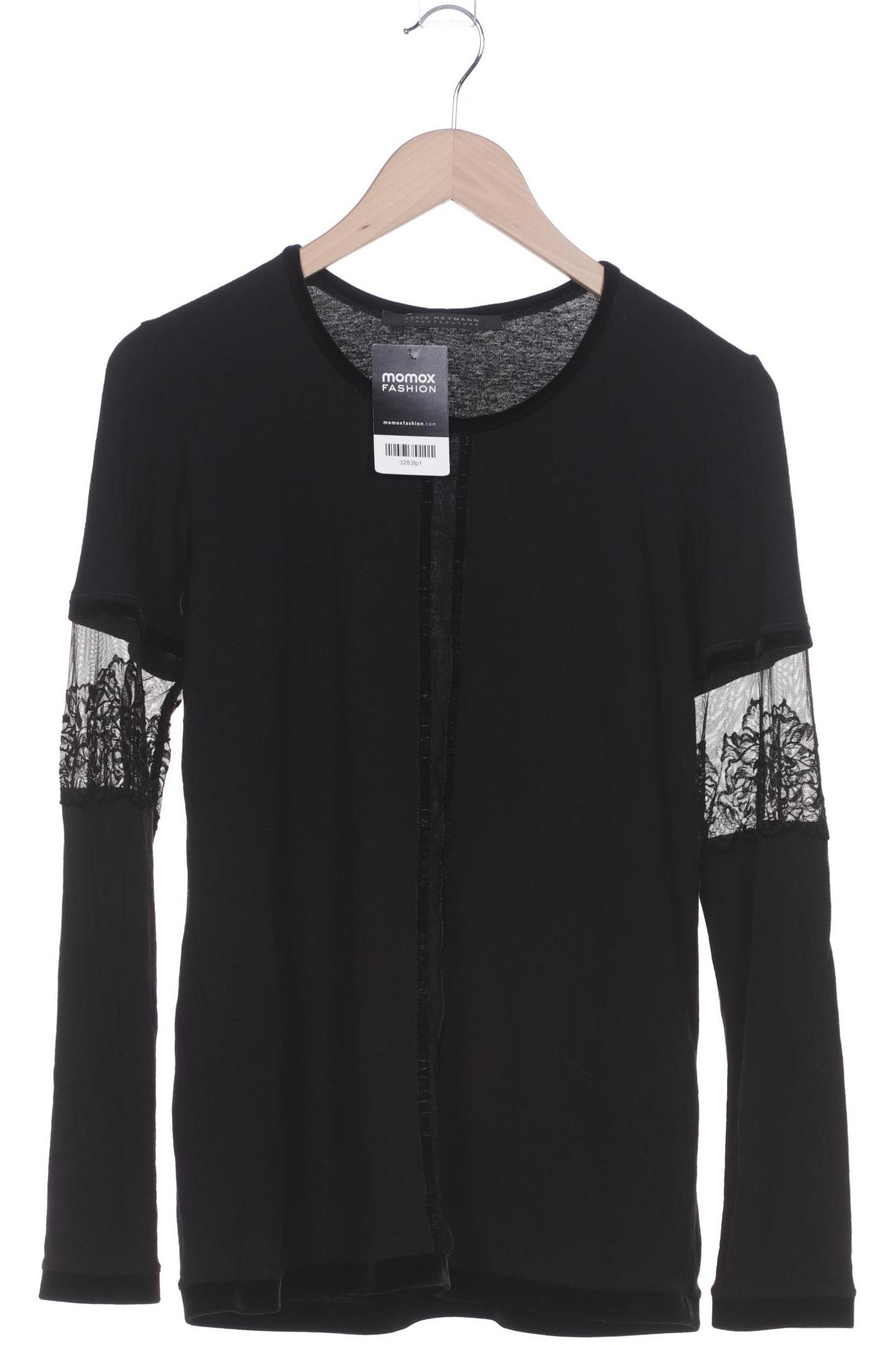 

Beate Heymann Damen Langarmshirt, schwarz, Gr. 42