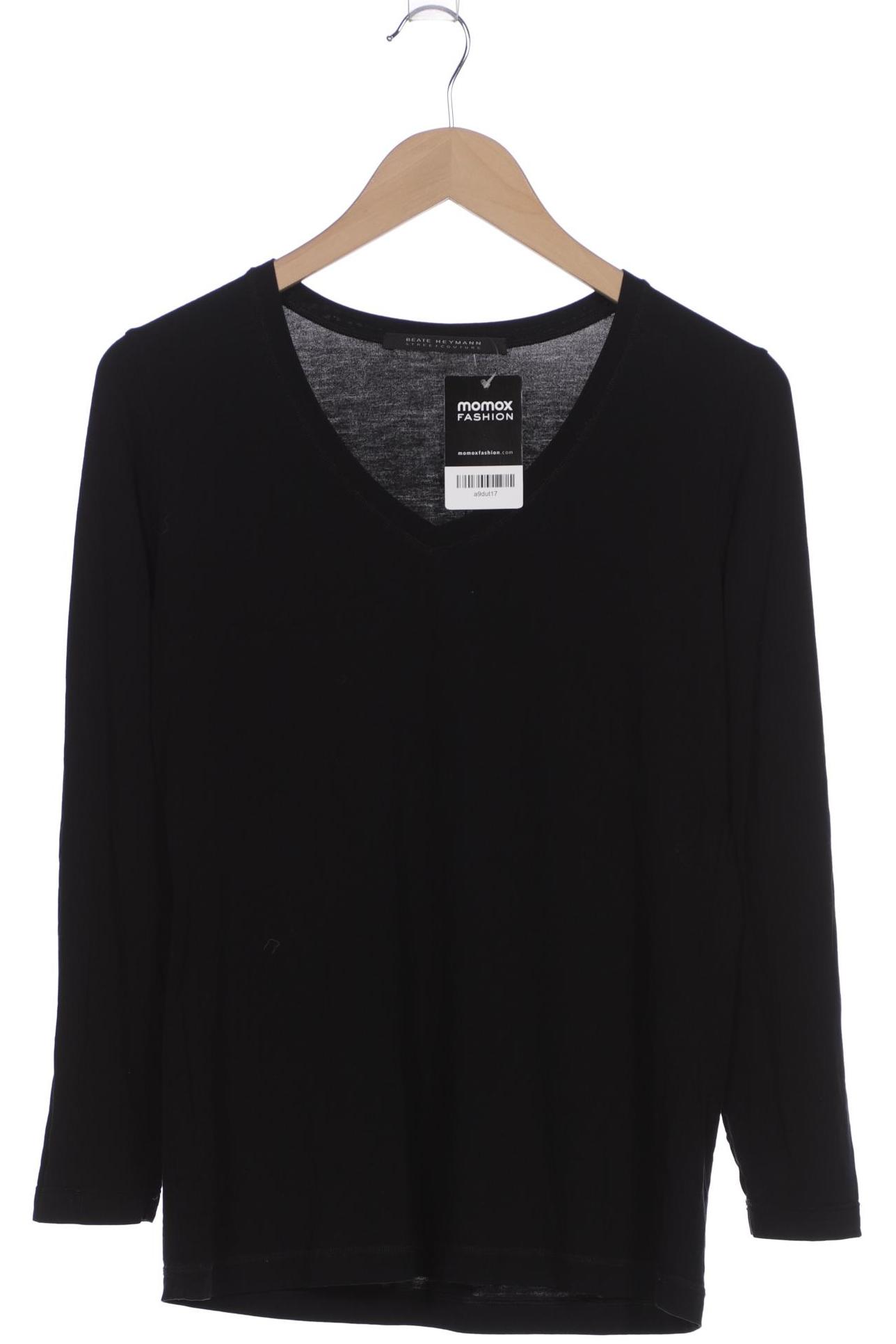 

Beate Heymann Damen Langarmshirt, schwarz, Gr. 38