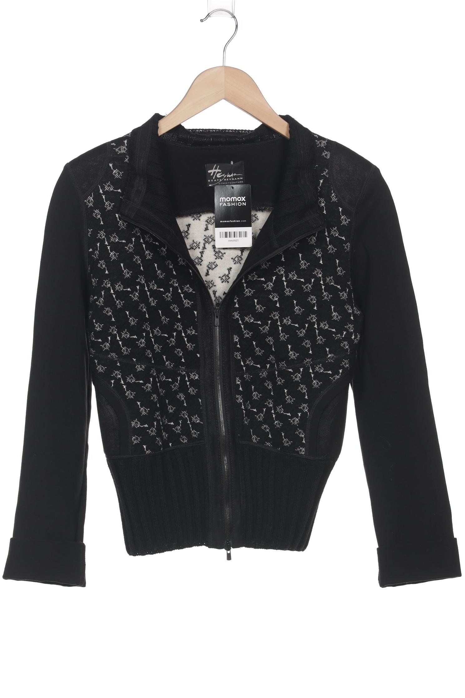 

Beate Heymann Damen Strickjacke, schwarz, Gr. 36