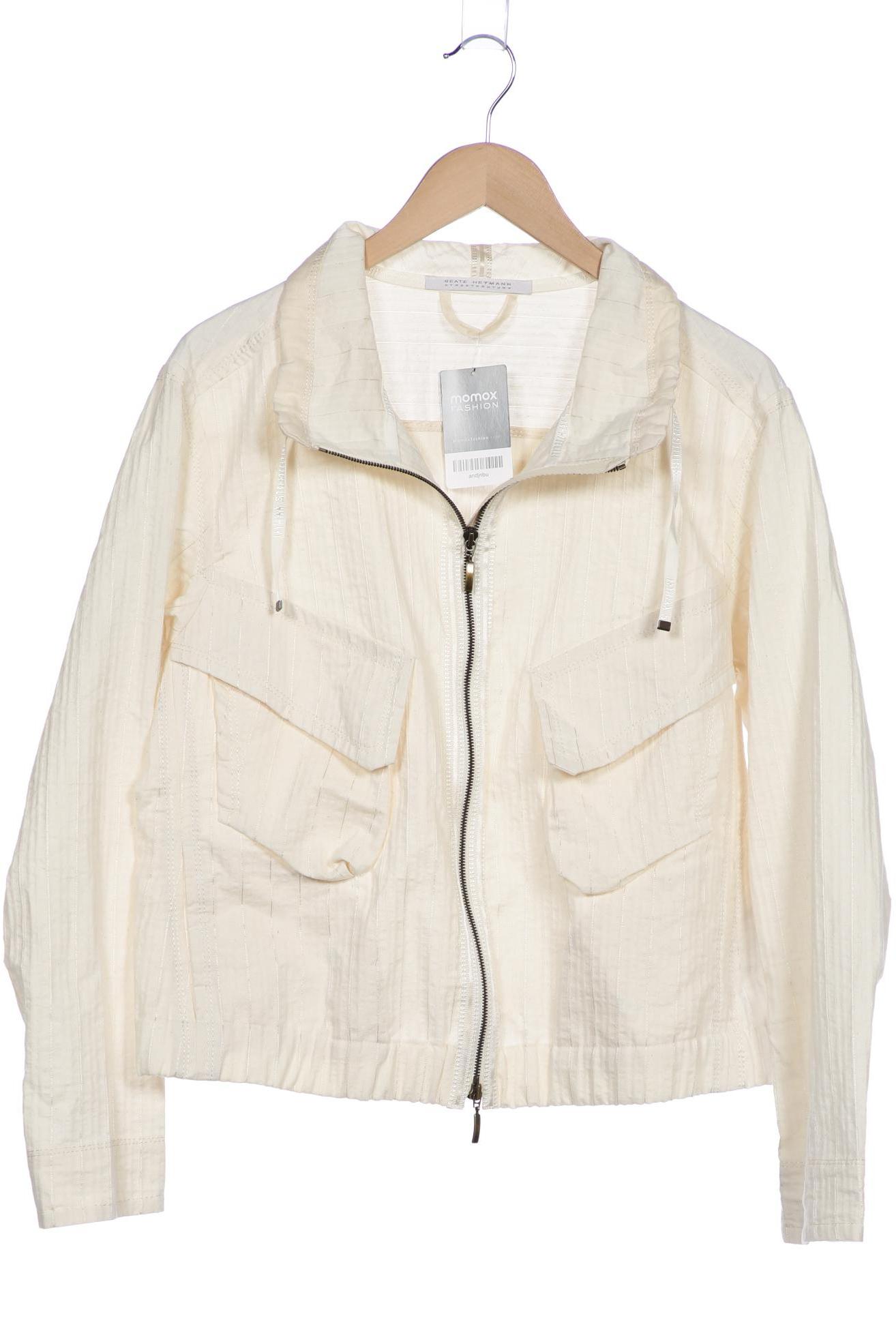 

Beate Heymann Damen Jacke, cremeweiß, Gr. 42
