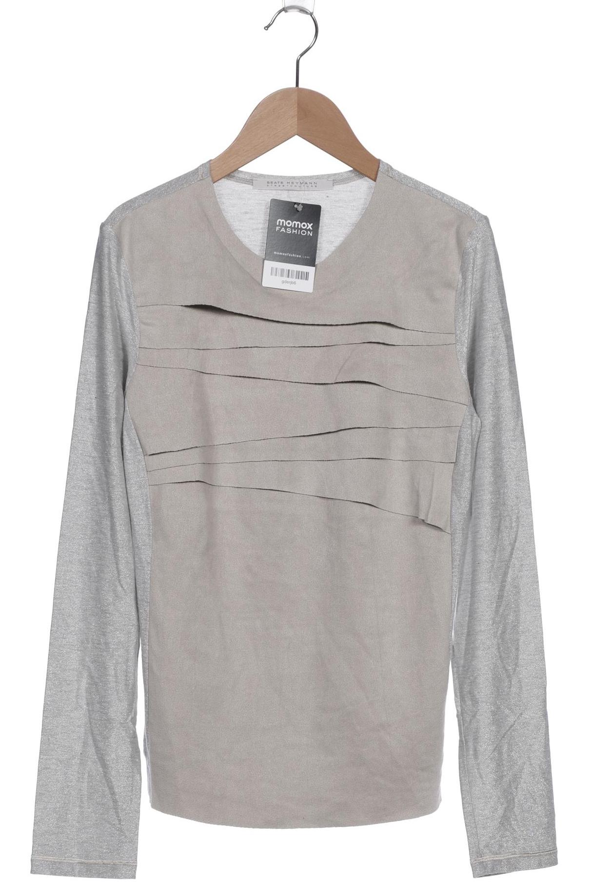 

Beate Heymann Damen Langarmshirt, grau, Gr. 36