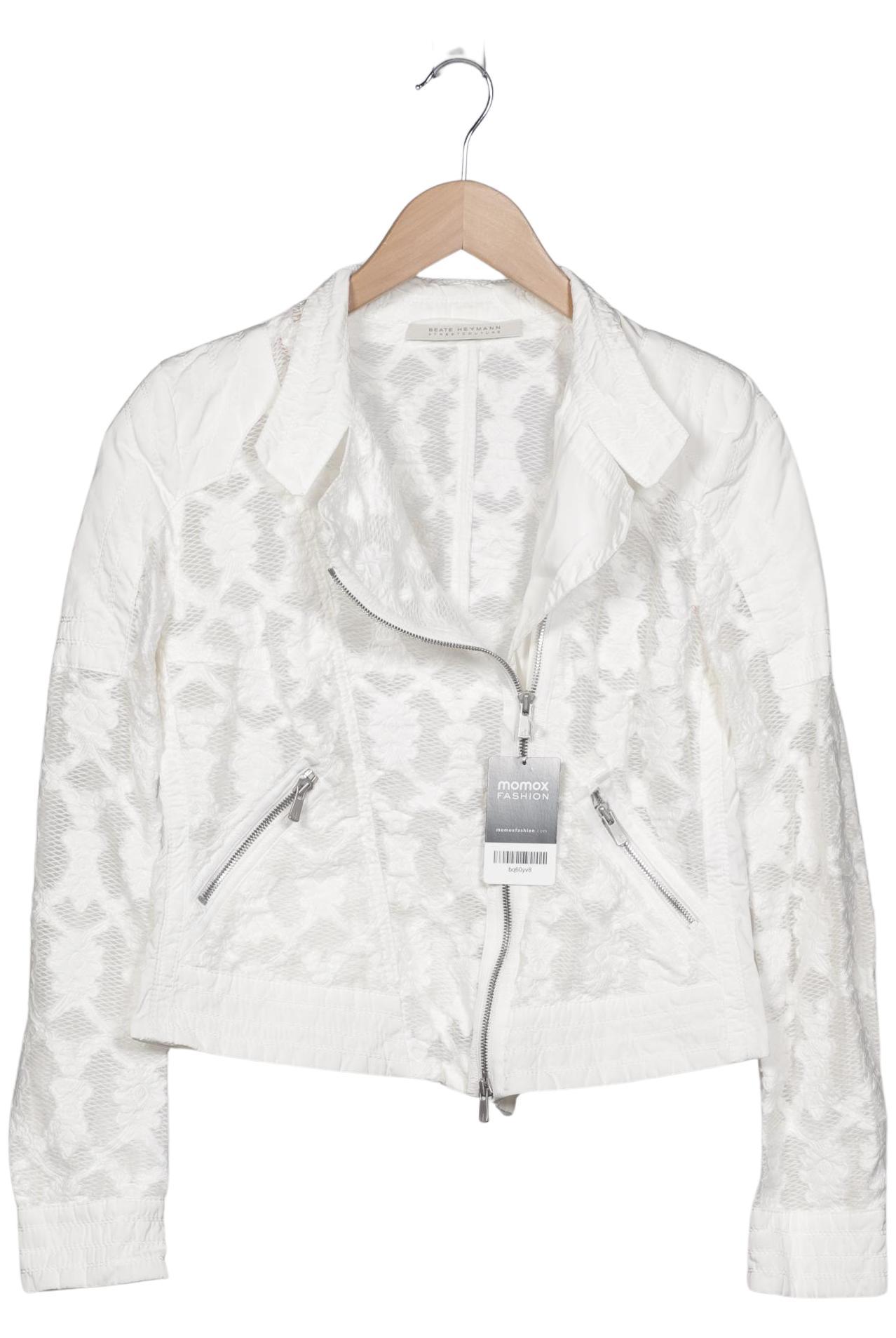 

Beate Heymann Damen Jacke, weiß, Gr. 36