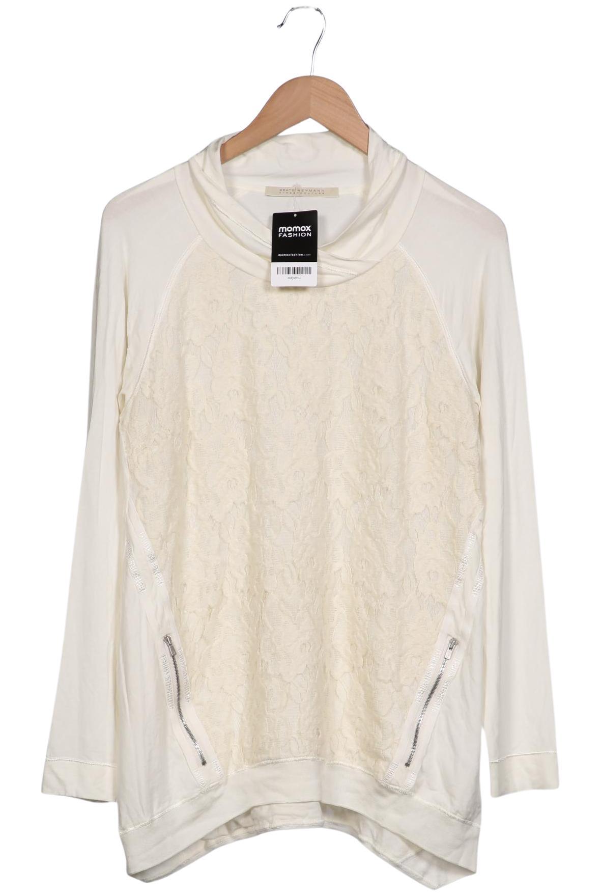 

Beate Heymann Damen Langarmshirt, cremeweiß, Gr. 42