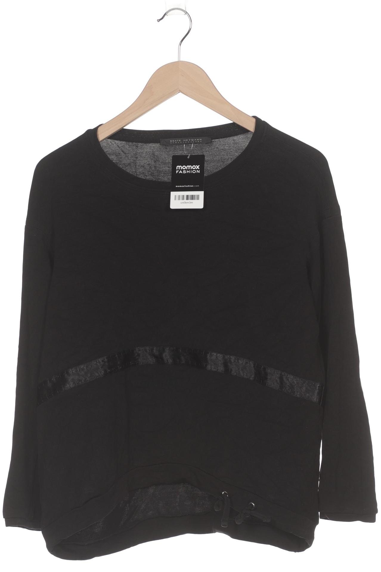 

Beate Heymann Damen Sweatshirt, schwarz, Gr. 38