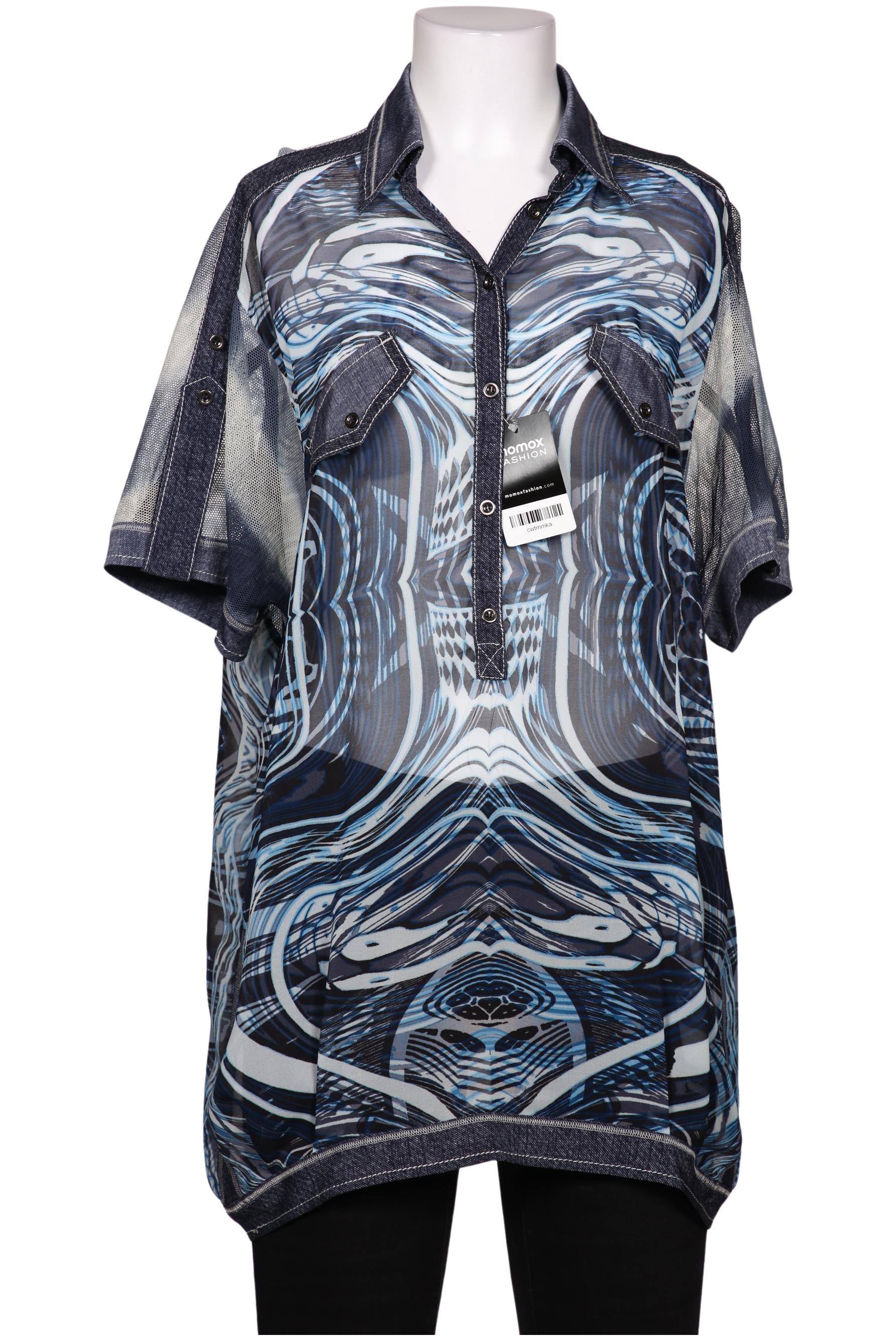 

Beate Heymann Damen Bluse, blau, Gr. 36
