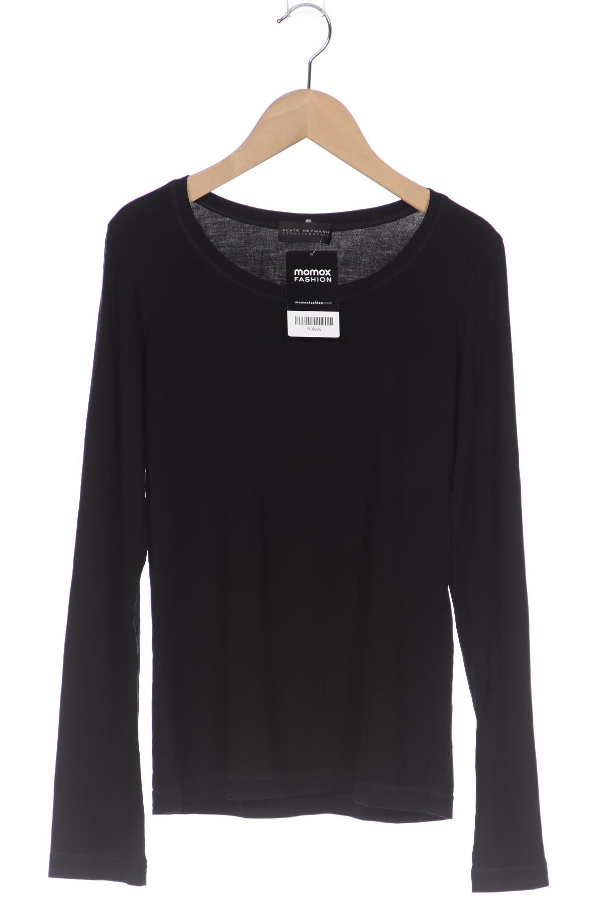 

Beate Heymann Damen Langarmshirt, schwarz, Gr. 36