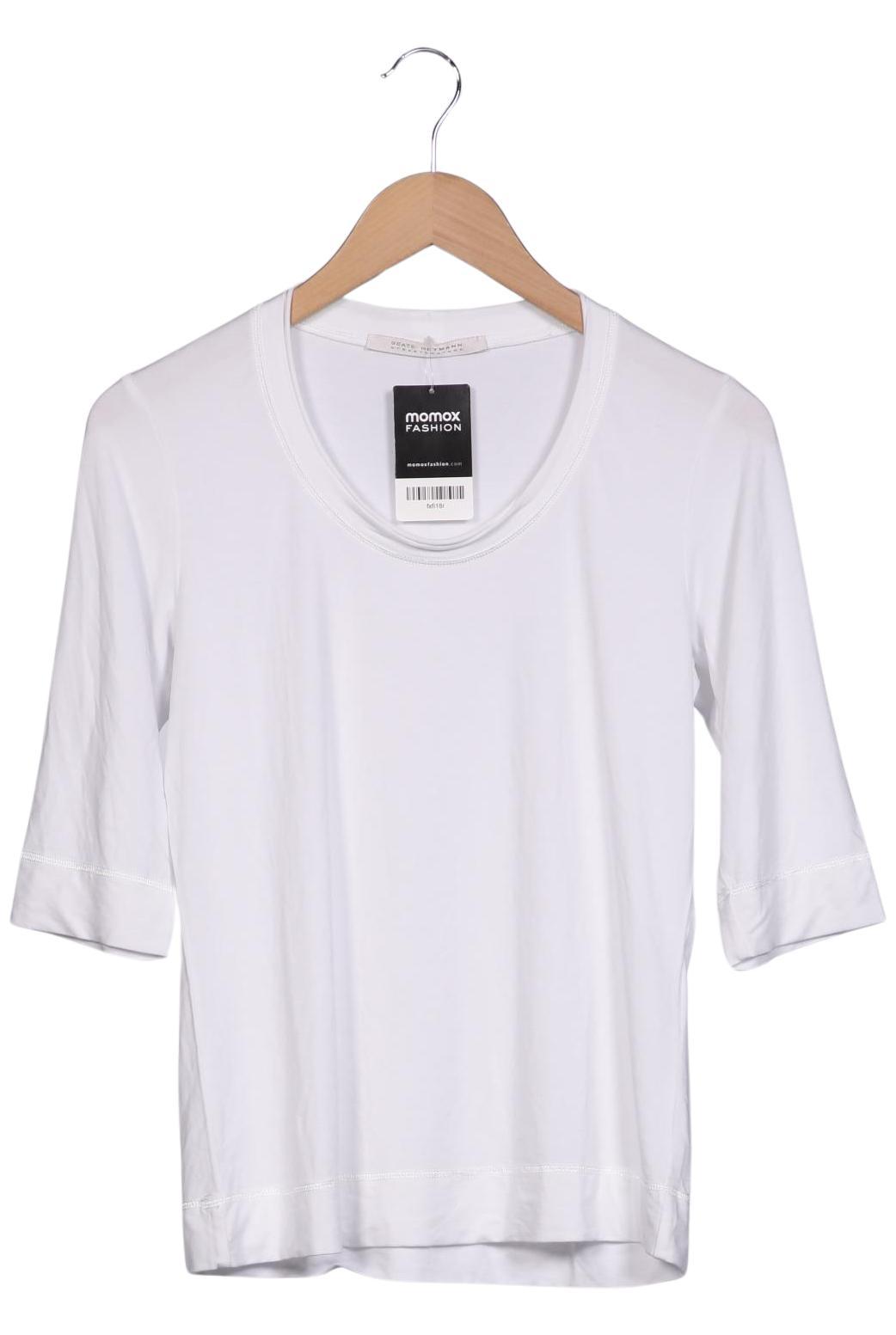 

Beate Heymann Damen Langarmshirt, weiß, Gr. 40