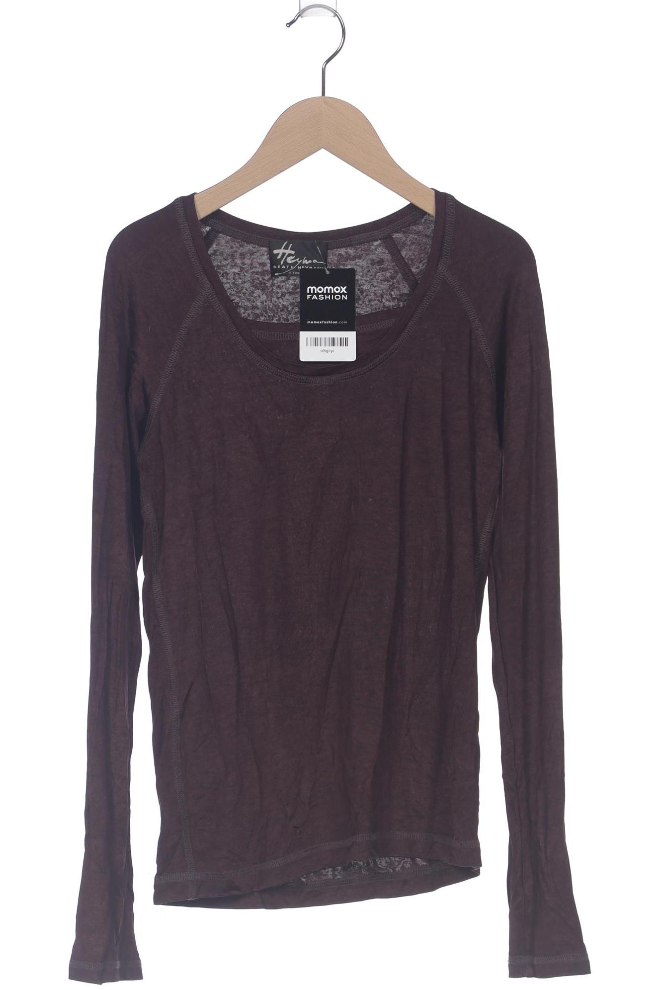 

Beate Heymann Damen Langarmshirt, bordeaux, Gr. 36