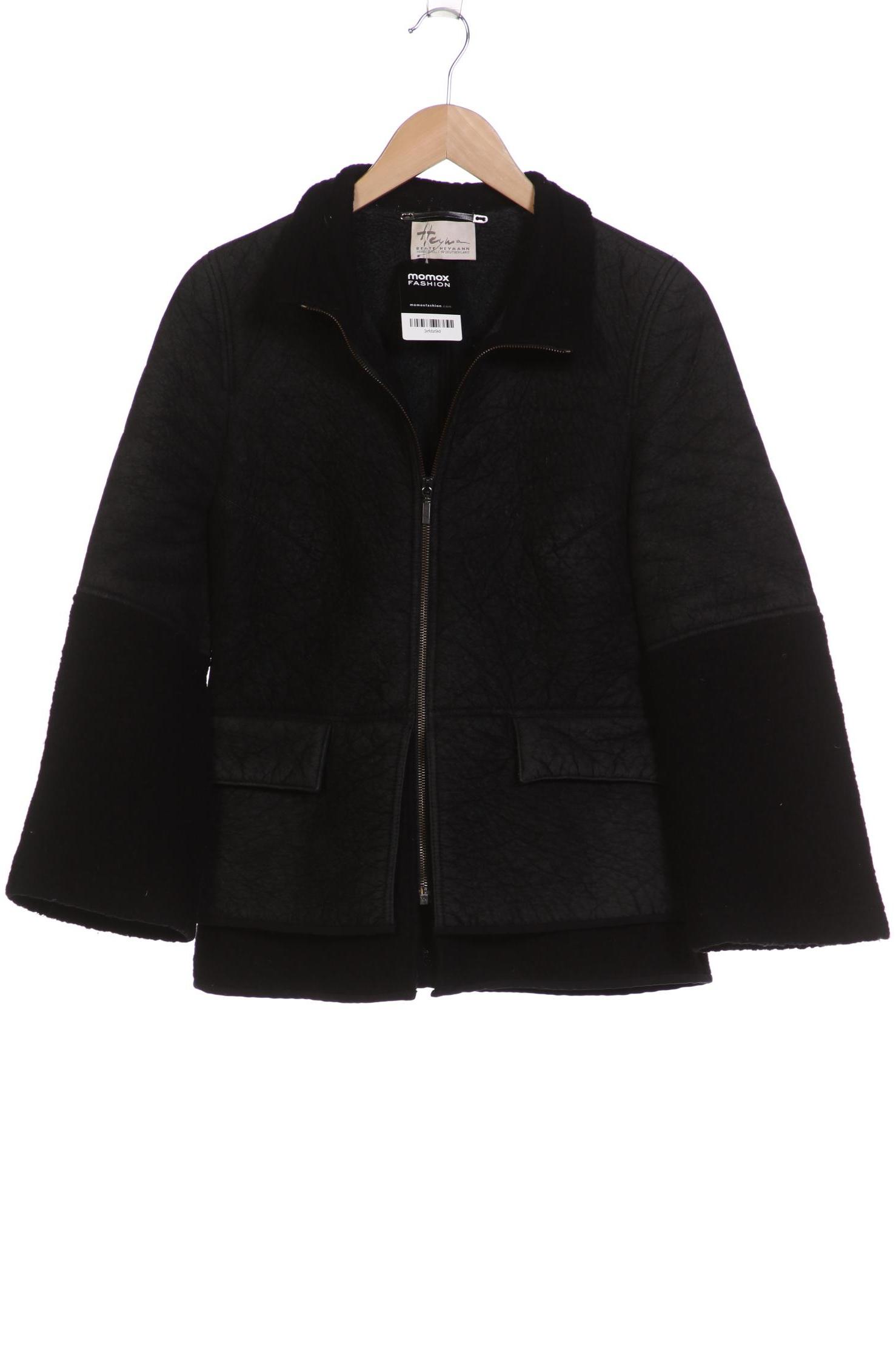 

Beate Heymann Damen Jacke, schwarz, Gr. 38