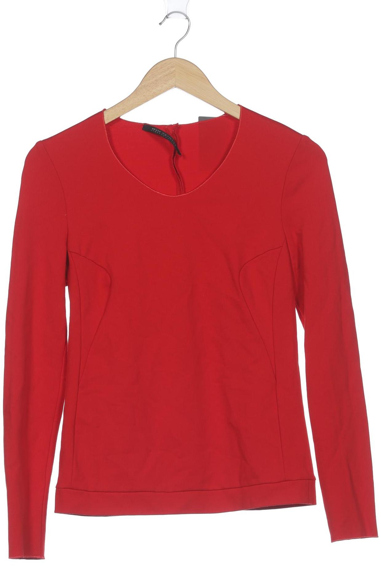 

Beate Heymann Damen Langarmshirt, rot, Gr. 34