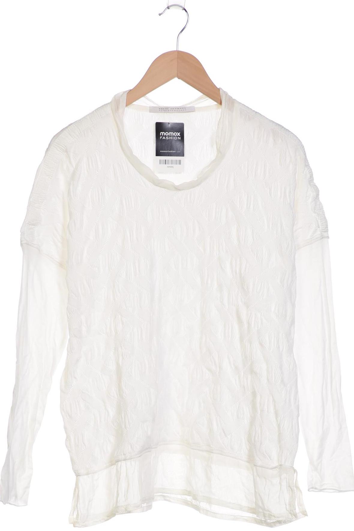 

Beate Heymann Damen Langarmshirt, weiß, Gr. 46