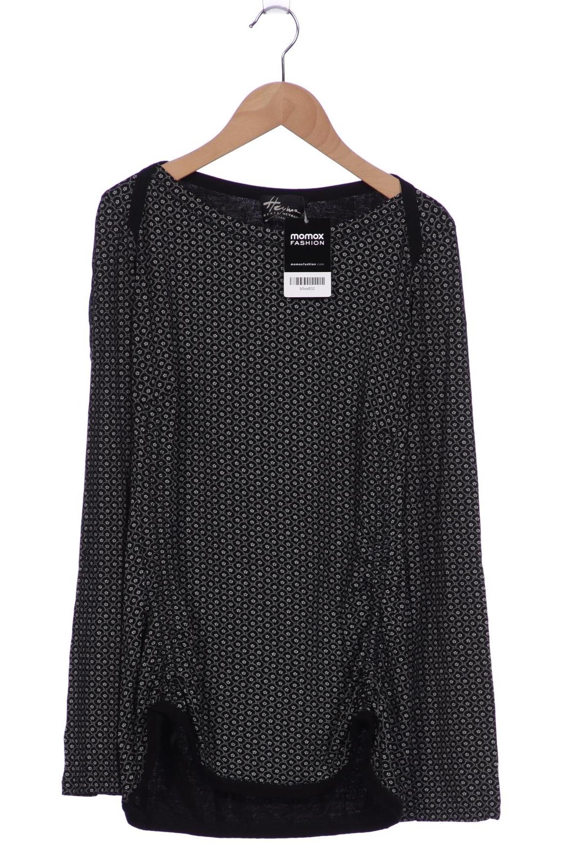 

Beate Heymann Damen Langarmshirt, schwarz, Gr. 42