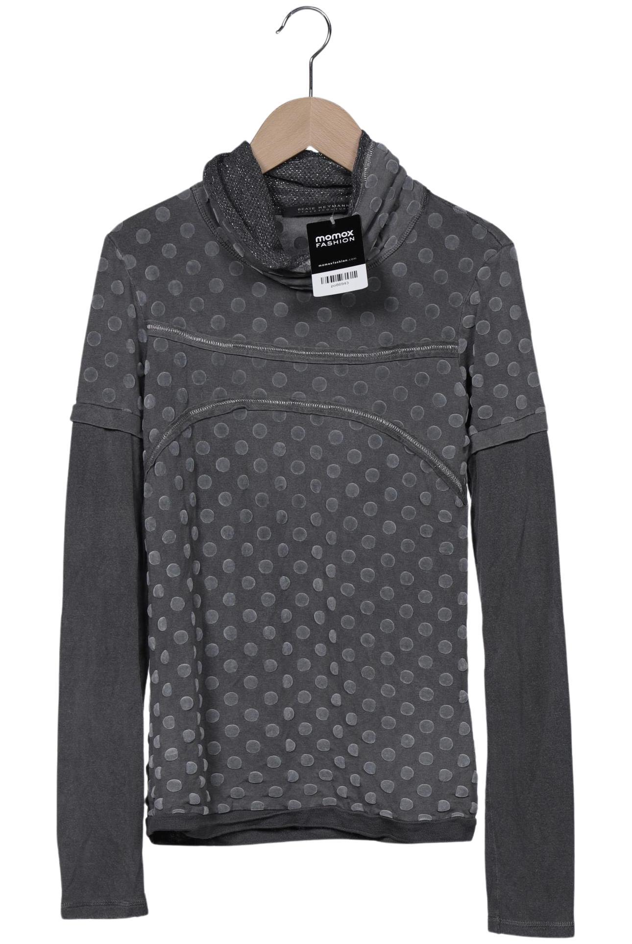 

Beate Heymann Damen Langarmshirt, grau, Gr. 36