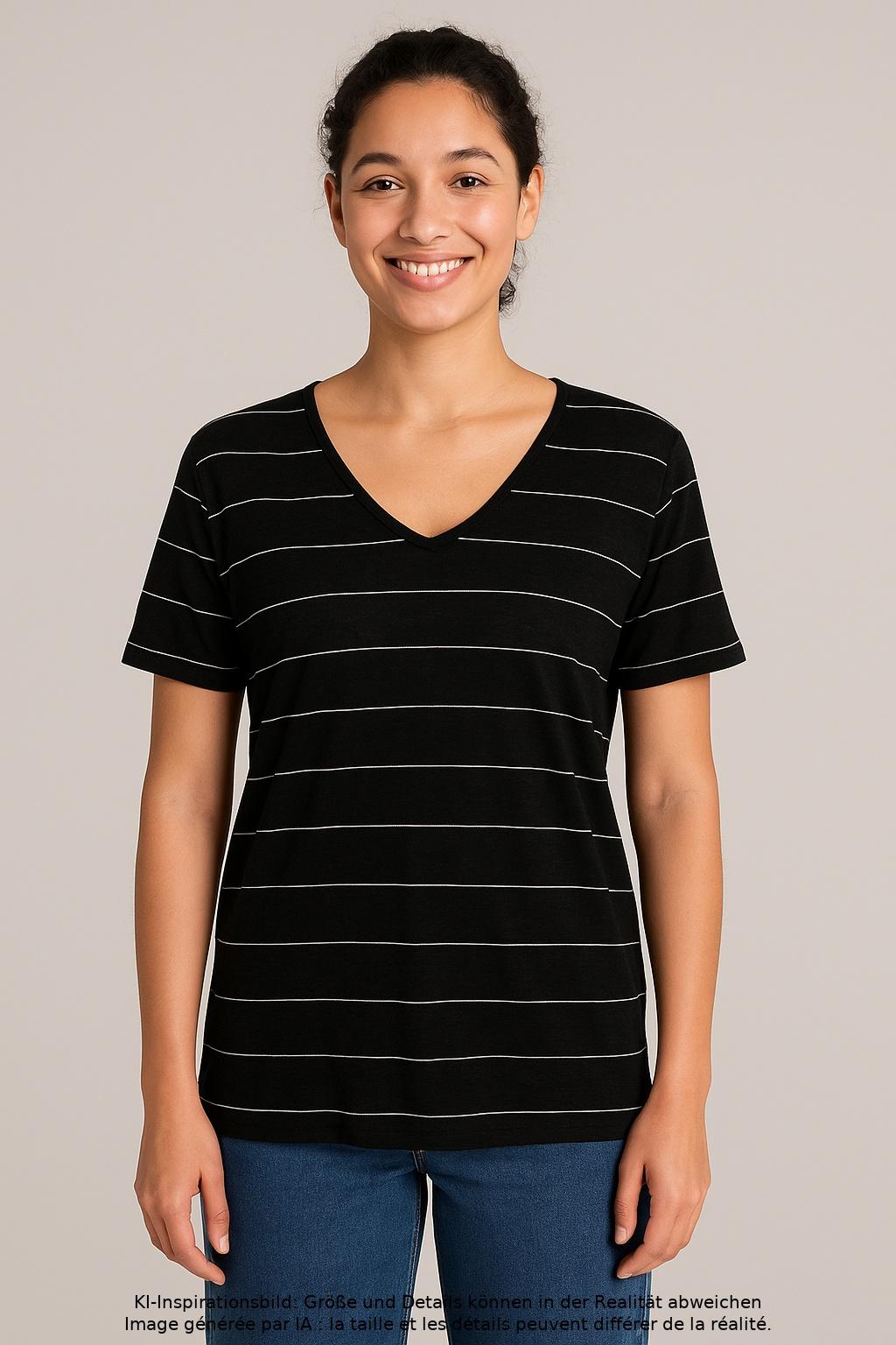 

Beate Heymann Damen T-Shirt, mehrfarbig, Gr. 36