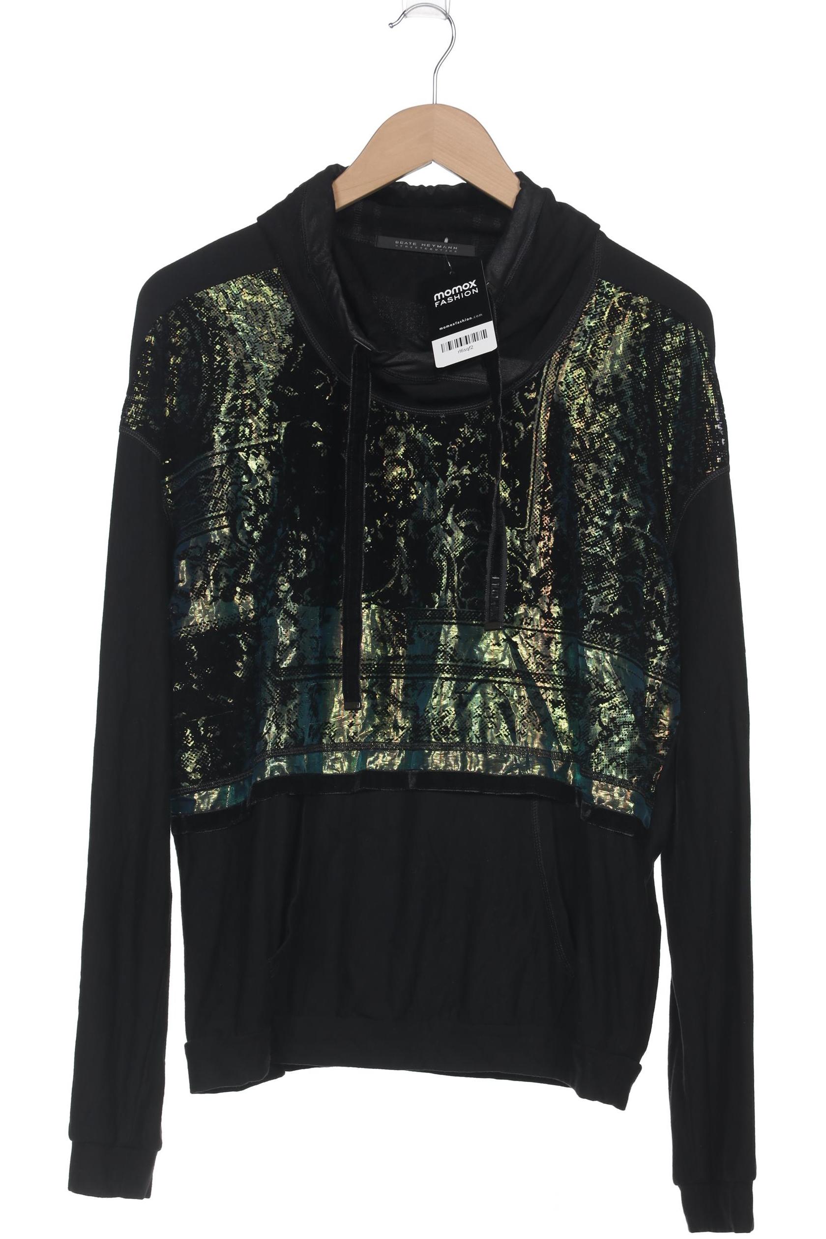 

Beate Heymann Damen Kapuzenpullover, schwarz, Gr. 38