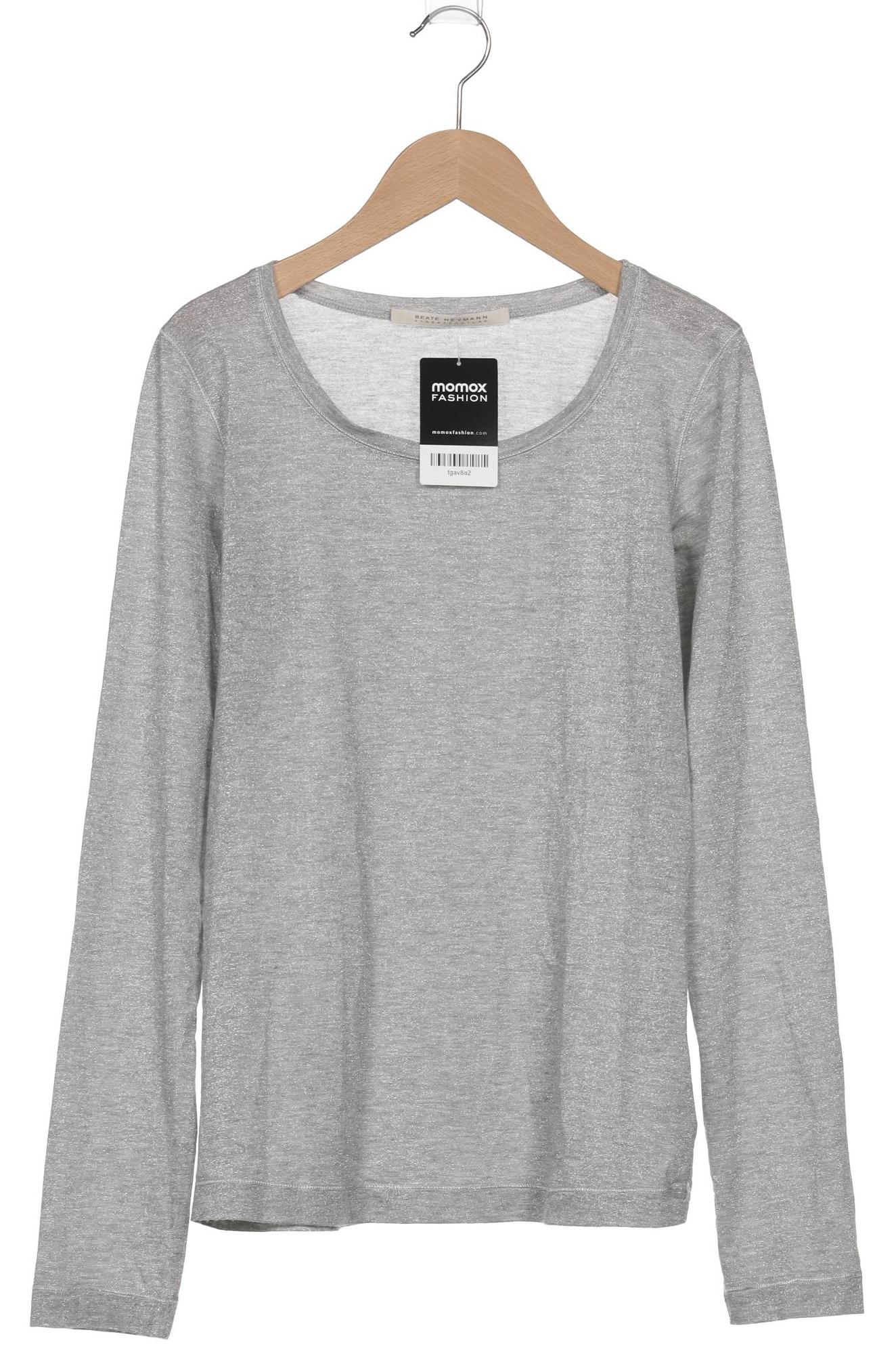 

Beate Heymann Damen Langarmshirt, grau, Gr. 36