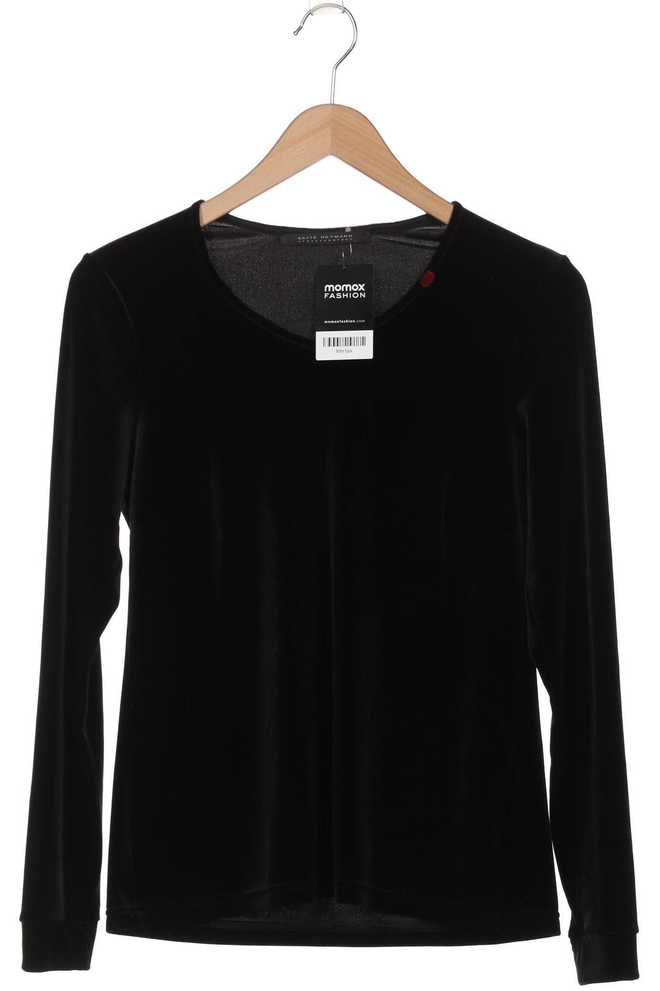 

Beate Heymann Damen Sweatshirt, schwarz, Gr. 38