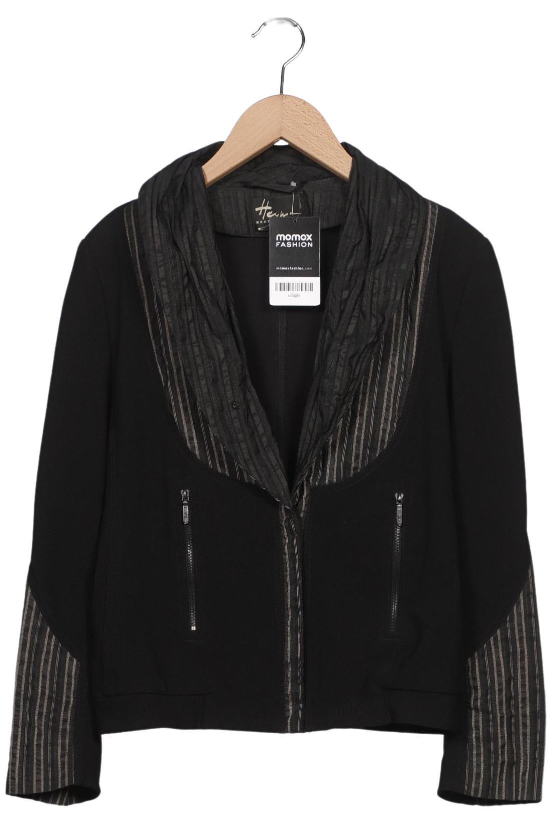 

Beate Heymann Damen Jacke, schwarz, Gr. 36