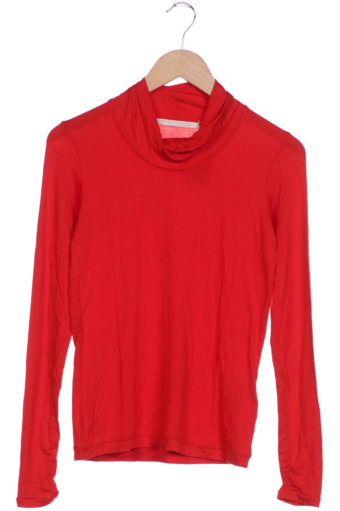 

Beate Heymann Damen Langarmshirt, rot, Gr. 36