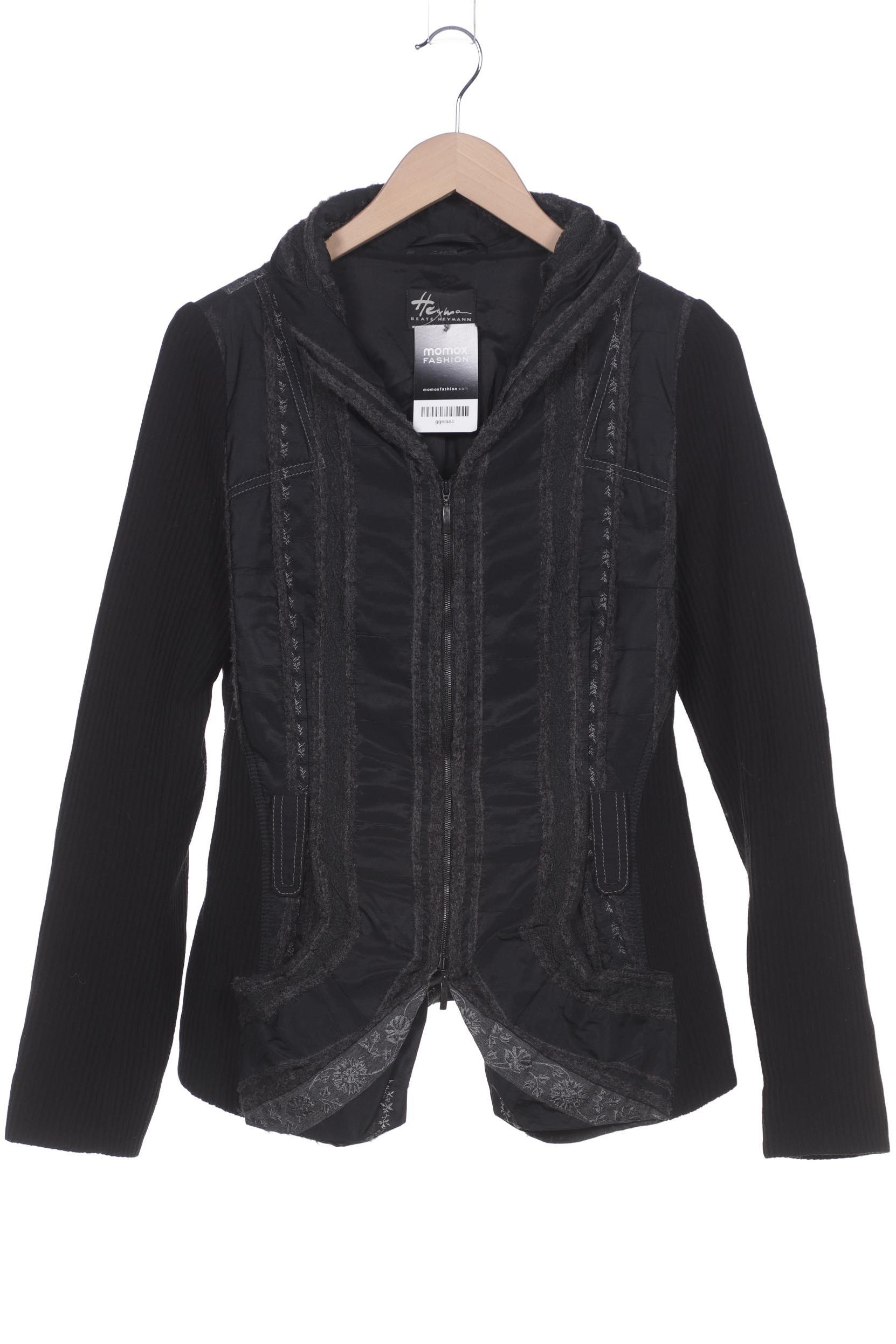 

Beate Heymann Damen Jacke, schwarz, Gr. 38