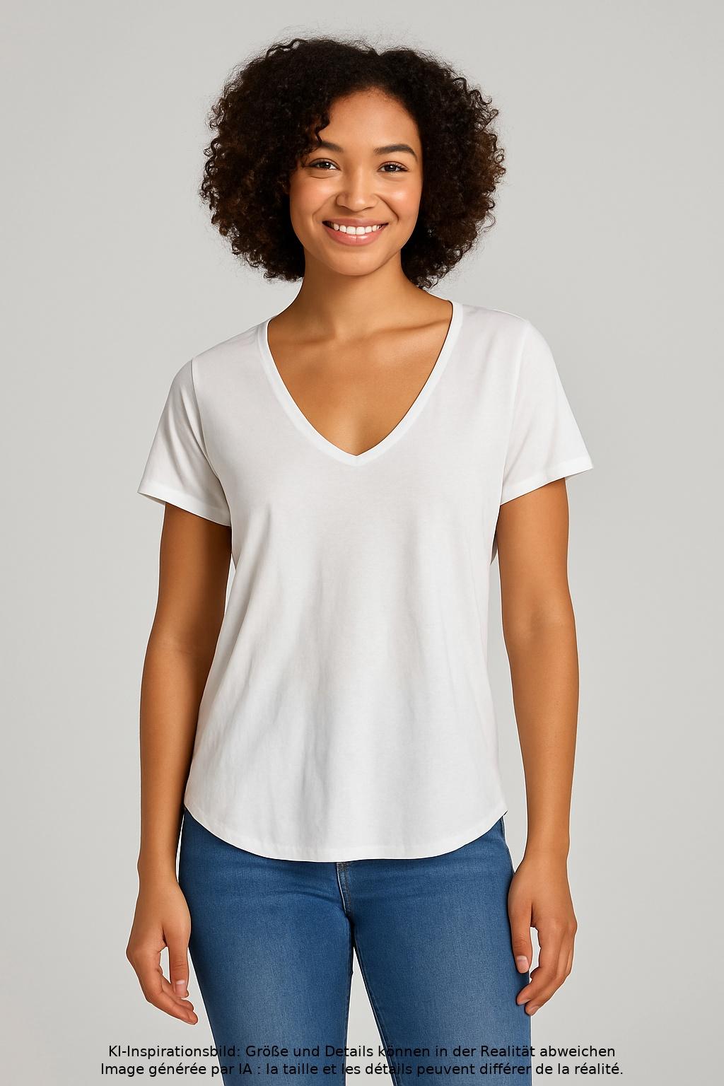 

bella dahl Damen T-Shirt, weiß, Gr. 38