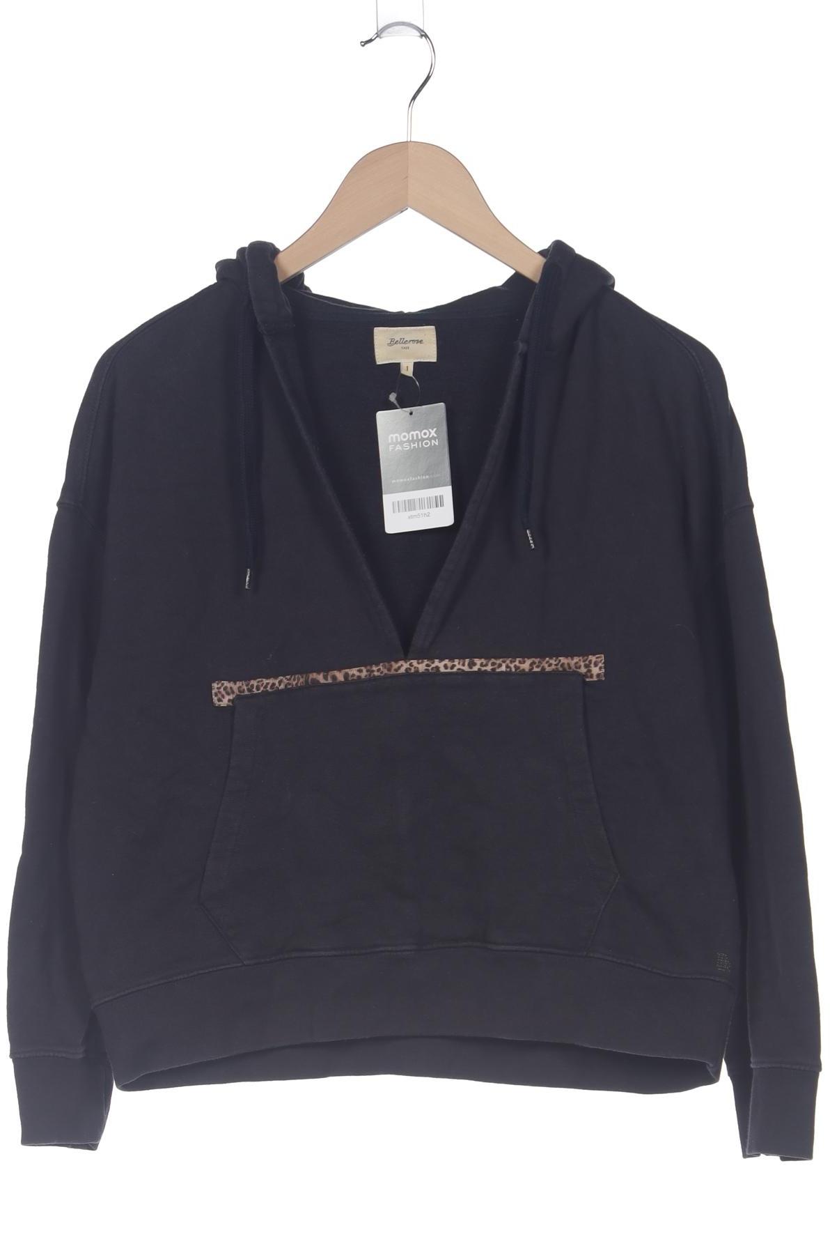 

Bellerose Damen Kapuzenpullover, schwarz, Gr. 36