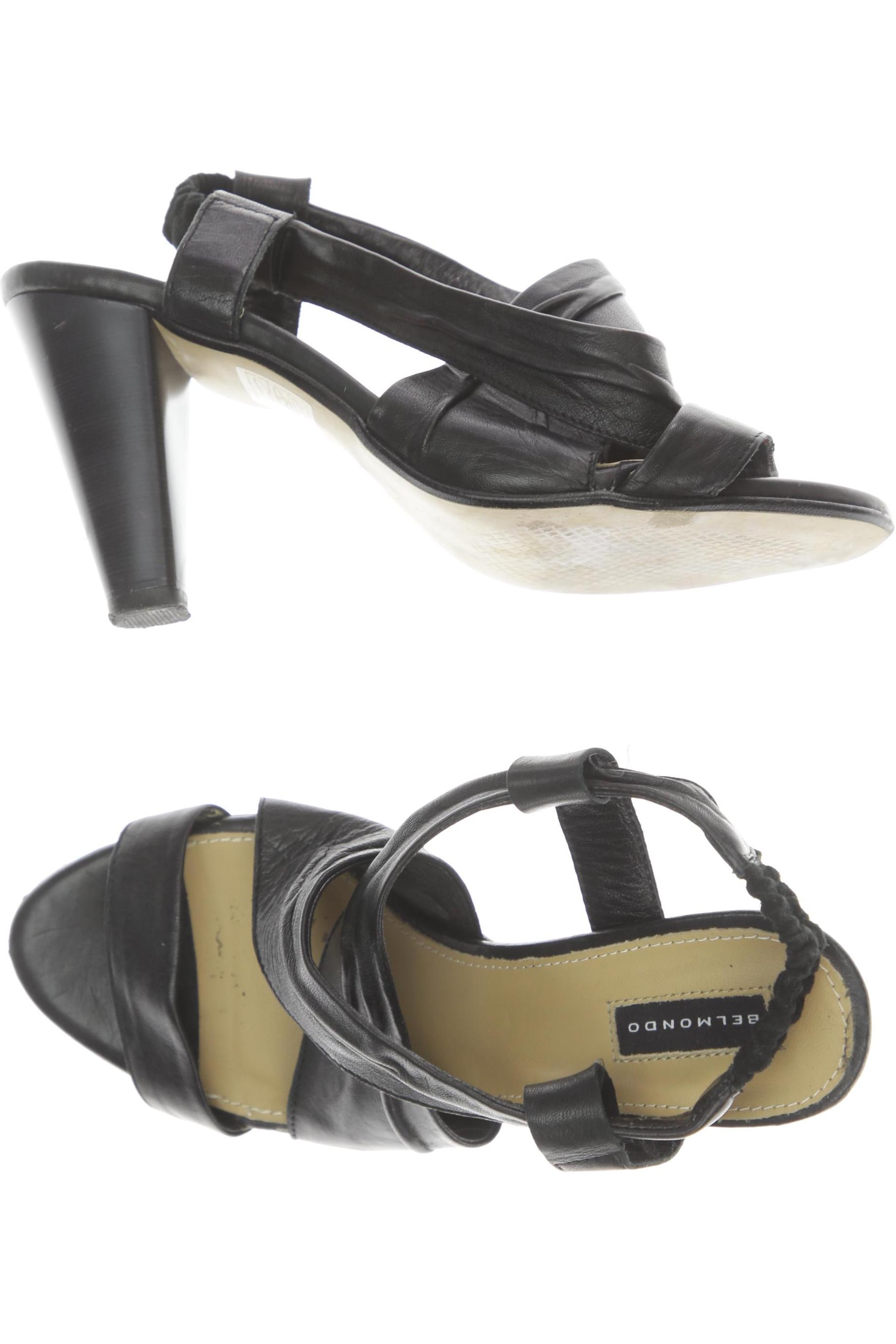 

Belmondo Damen Sandale, schwarz, Gr. 37