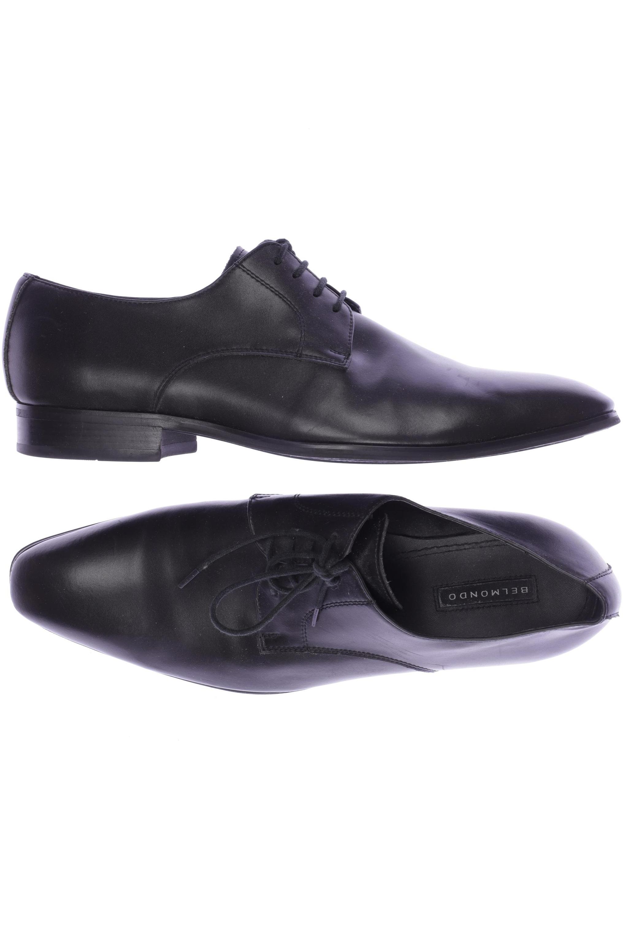

Belmondo Herren Halbschuh, schwarz, Gr. 45
