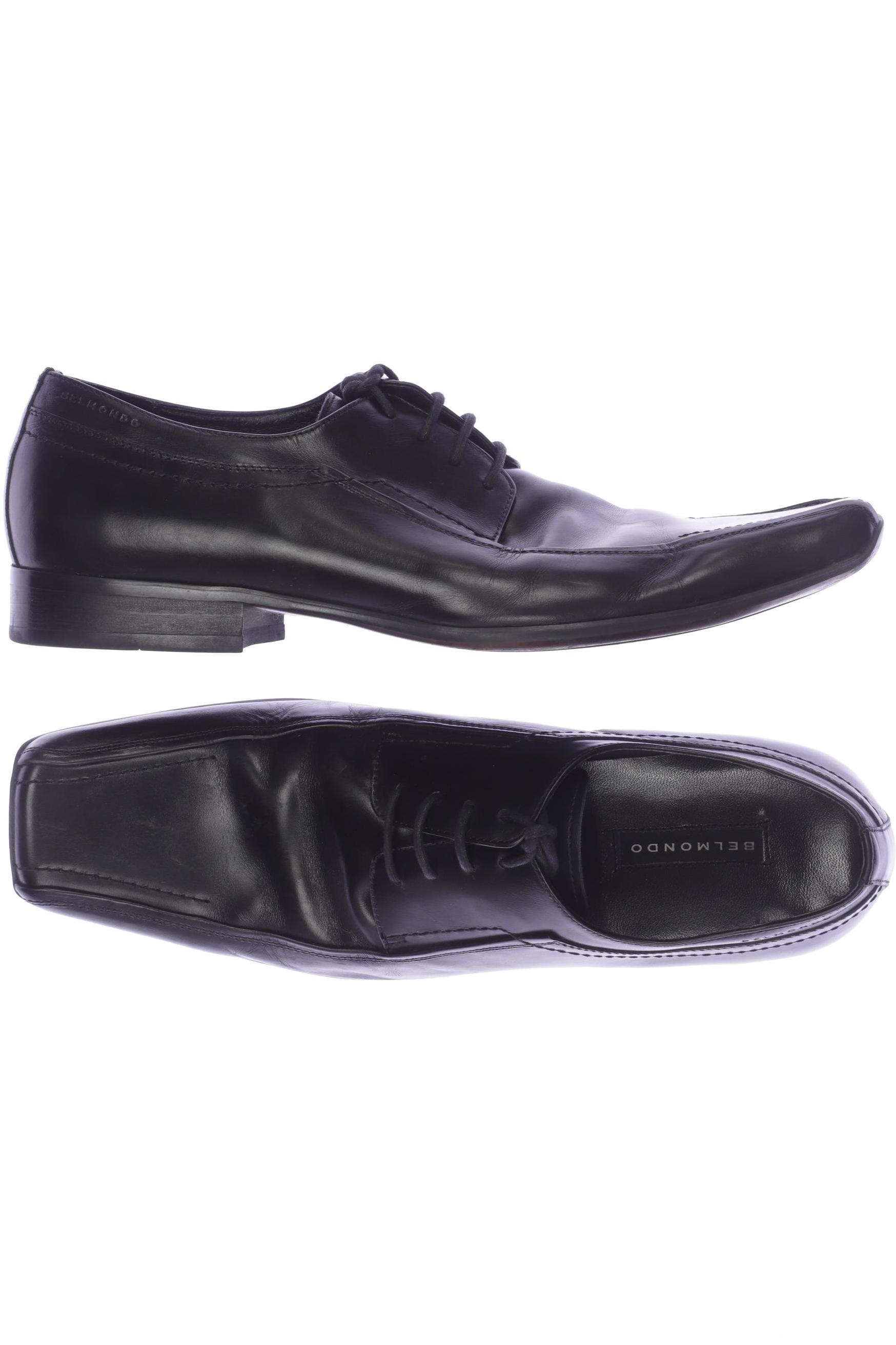 

Belmondo Herren Halbschuh, schwarz, Gr. 41